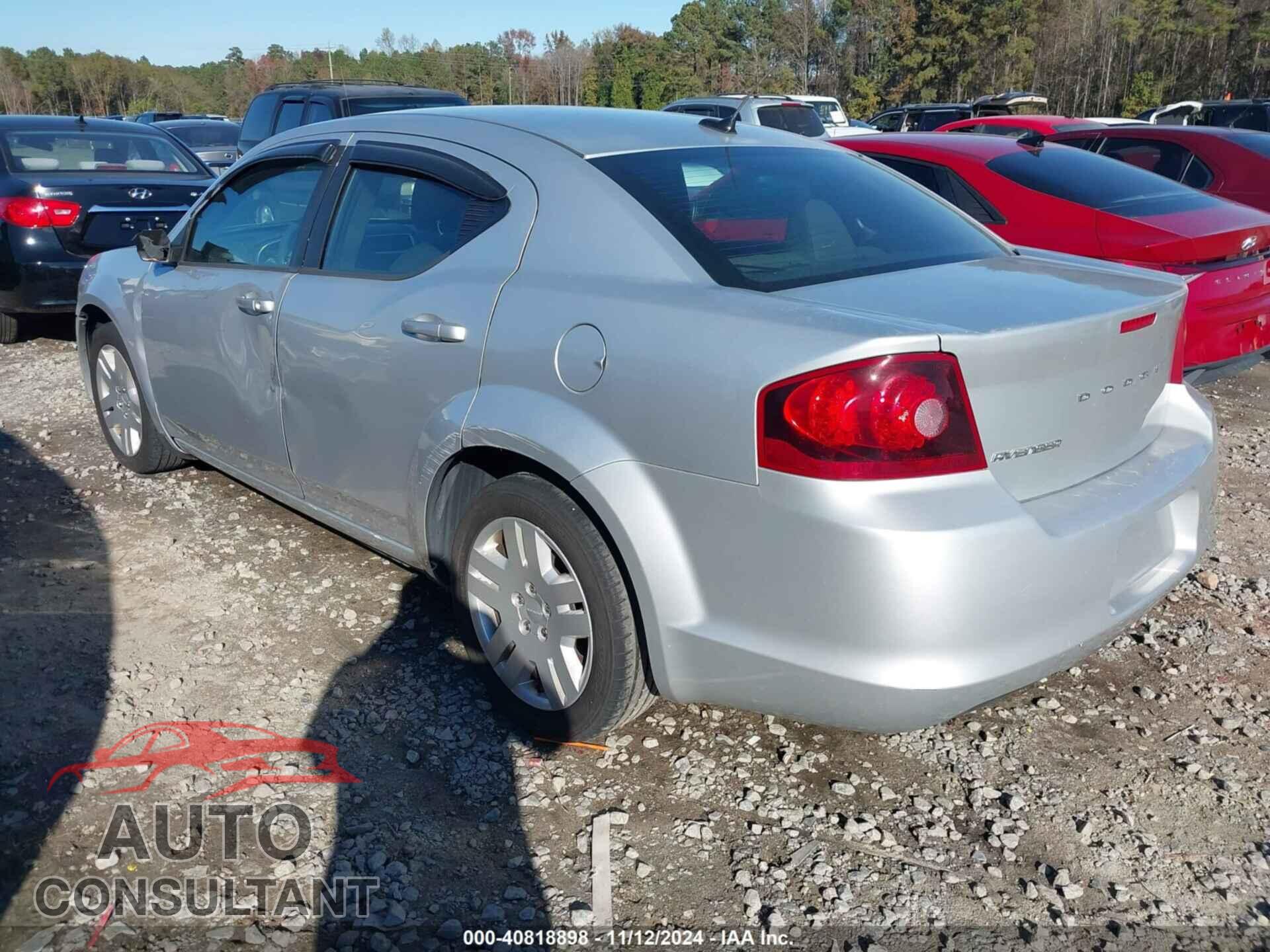 DODGE AVENGER 2012 - 1C3CDZAB5CN294044