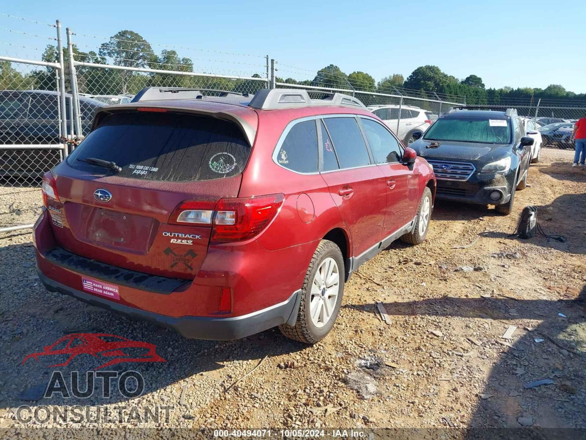 SUBARU OUTBACK 2015 - 4S4BSACC7F3263247