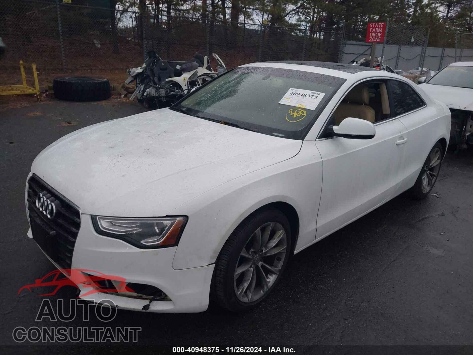 AUDI A5 2014 - WAULFAFR6EA073721