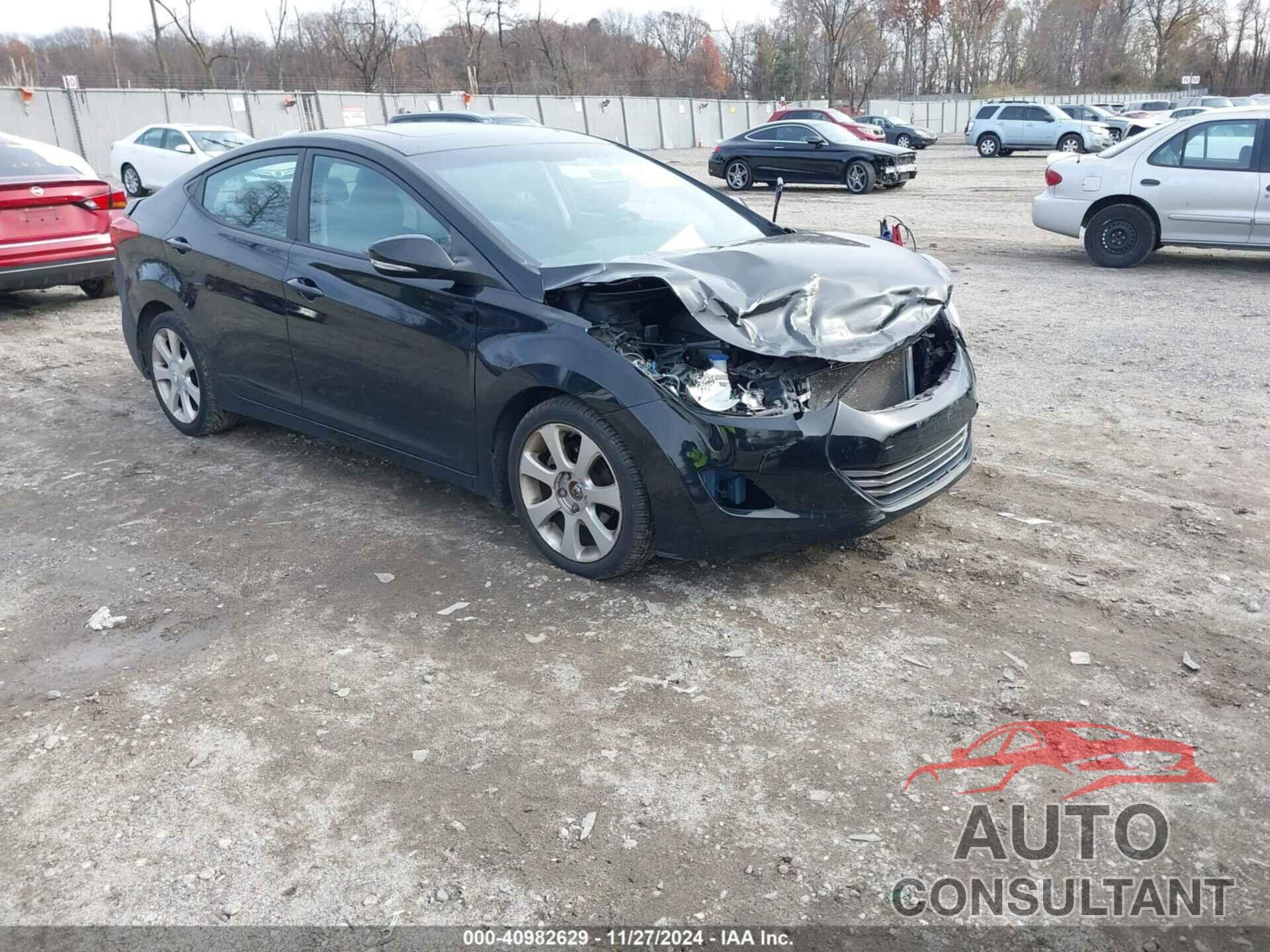 HYUNDAI ELANTRA 2012 - KMHDH4AE6CU228489