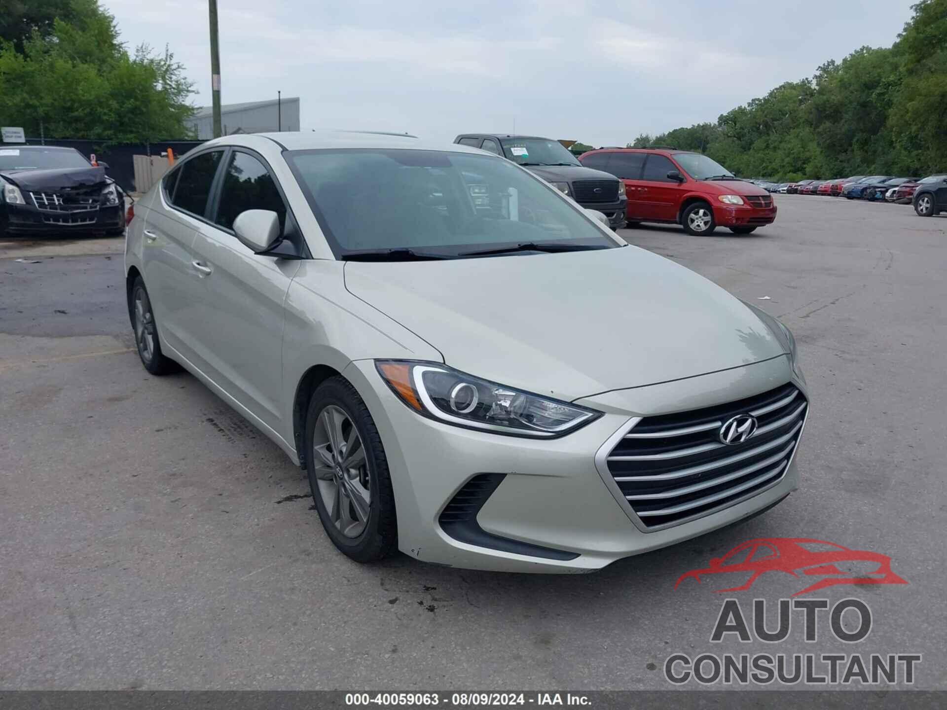 HYUNDAI ELANTRA 2018 - 5NPD84LF6JH243995