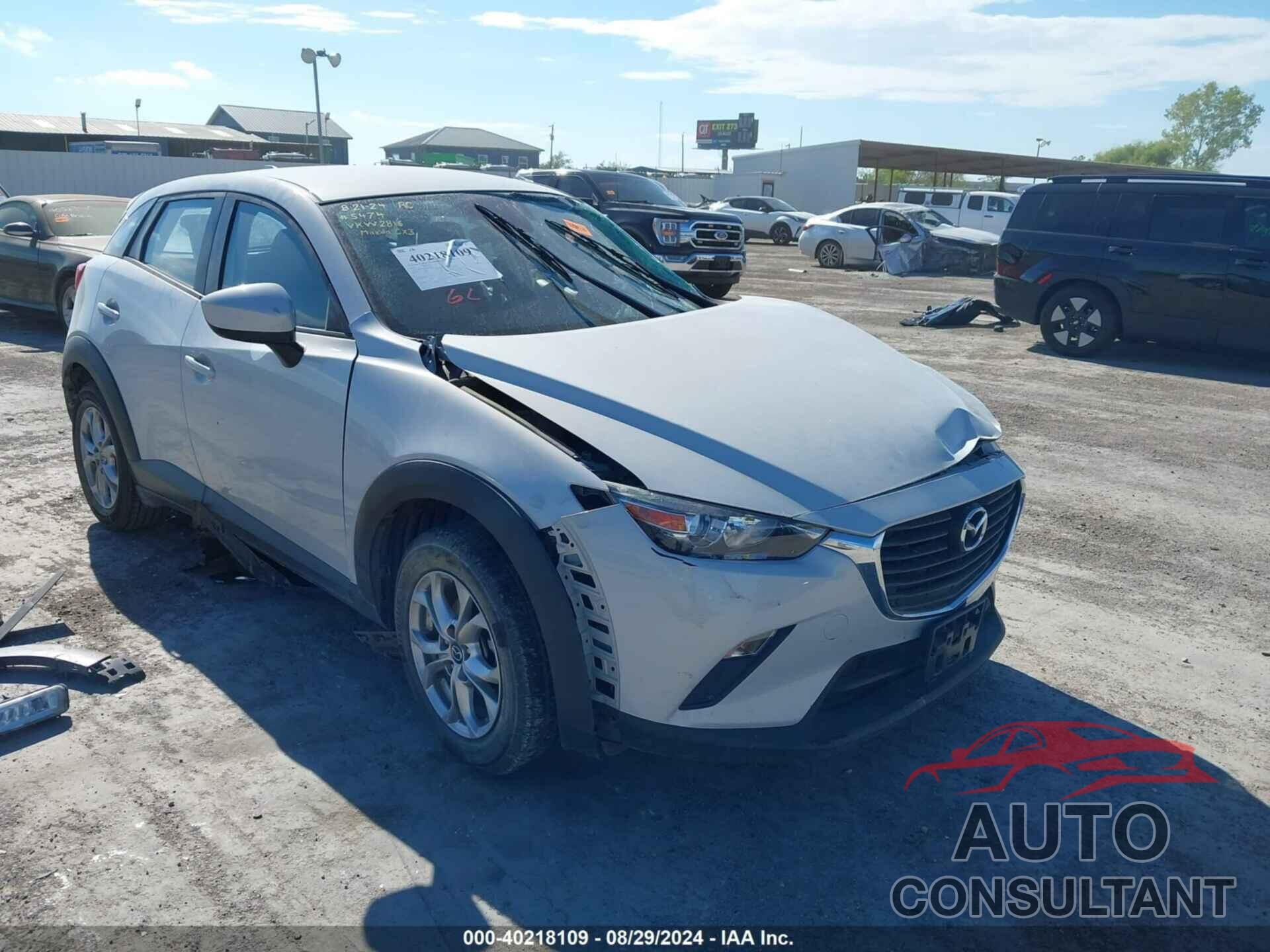 MAZDA CX-3 2018 - JM1DKDB74J0300039
