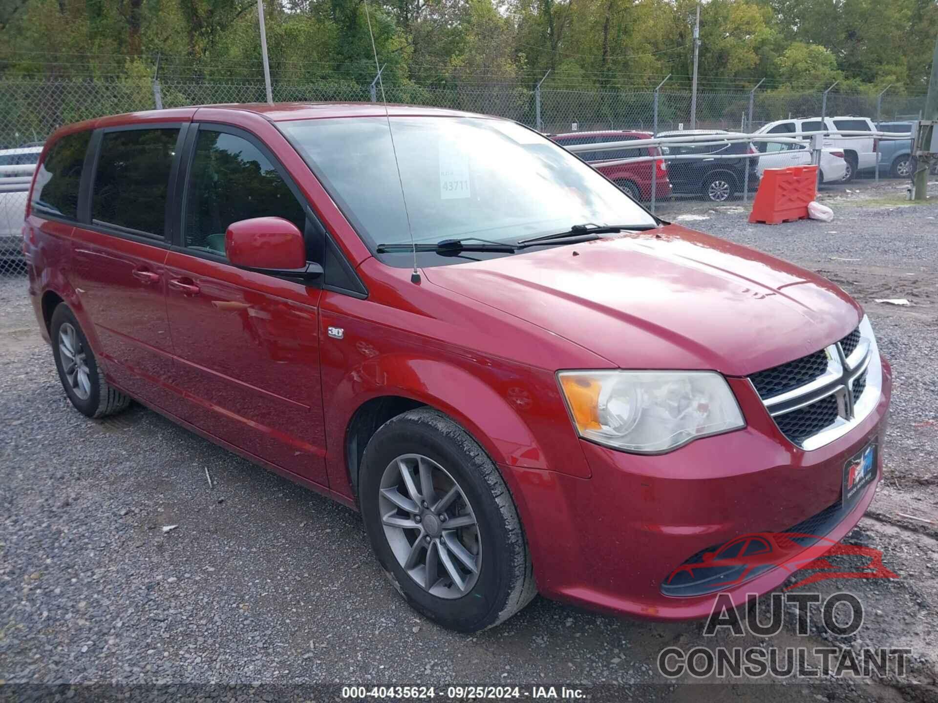 DODGE GRAND CARAVAN 2014 - 2C4RDGBG8ER341044