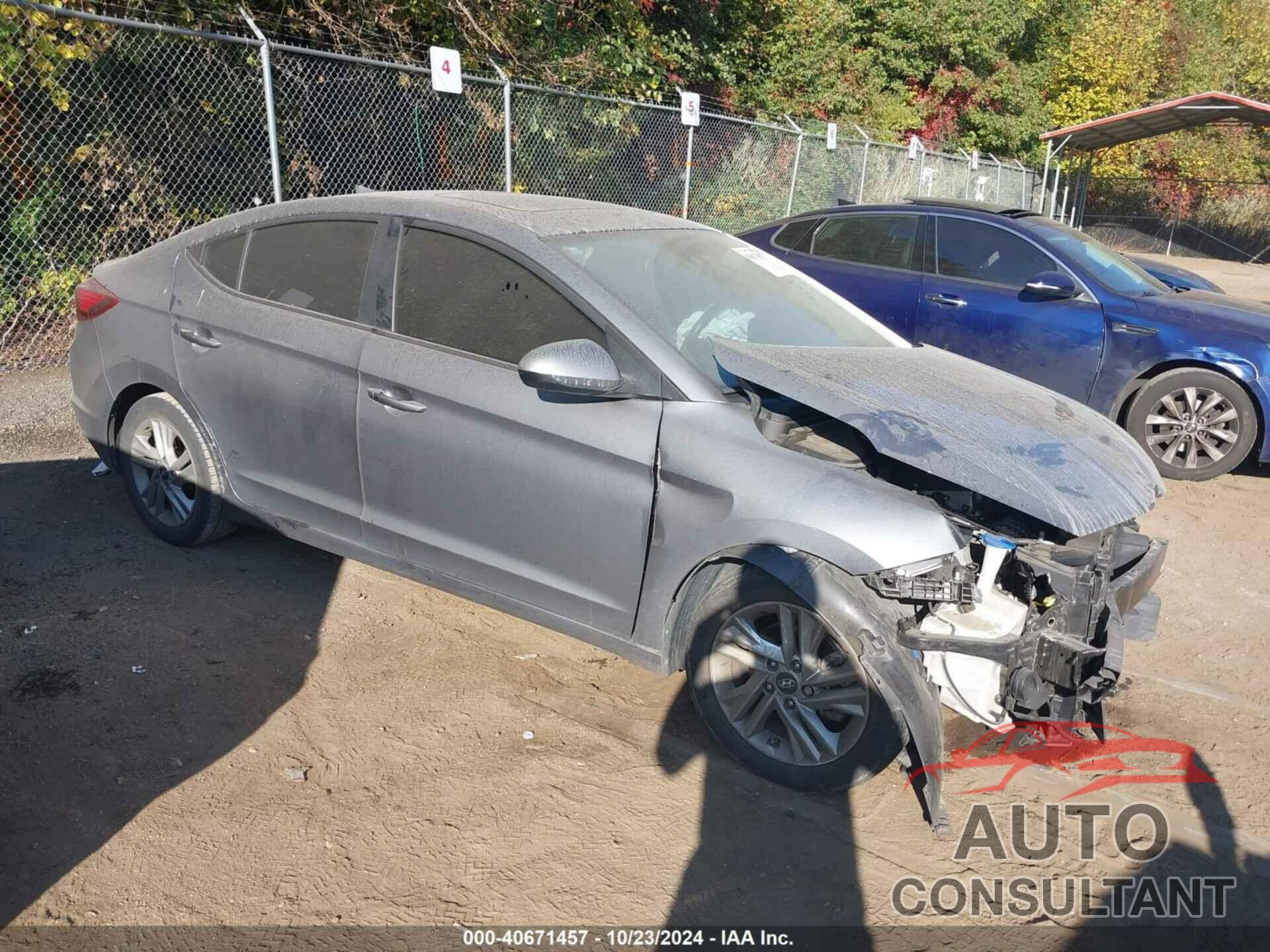 HYUNDAI ELANTRA 2019 - KMHD84LF0KU864801