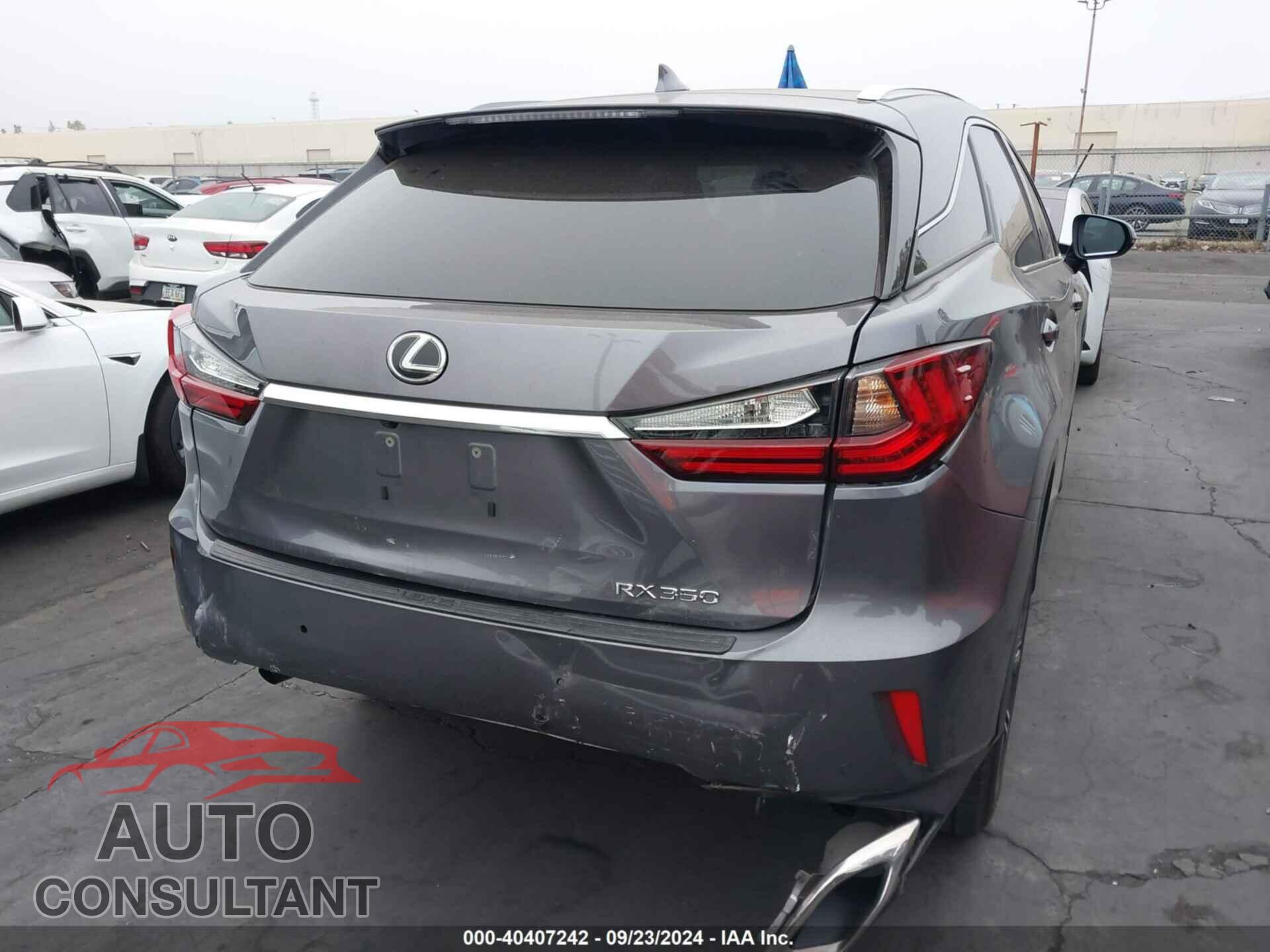 LEXUS RX 350 2017 - 2T2ZZMCA5HC085813