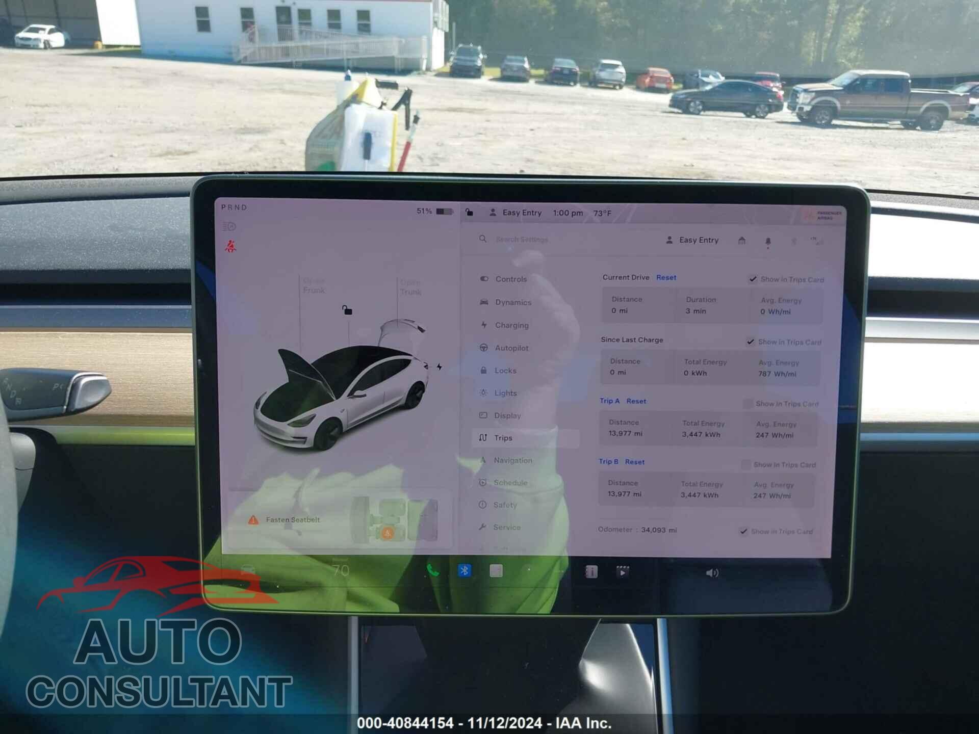 TESLA MODEL 3 2019 - 5YJ3E1EA1KF482634