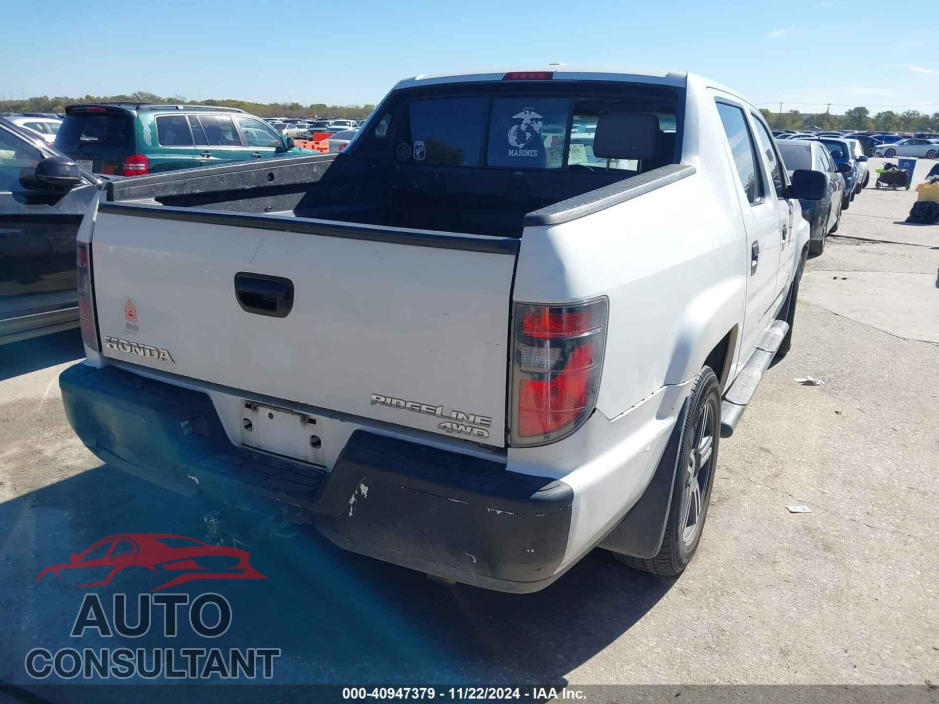 HONDA RIDGELINE 2012 - 5FPYK1F55CB452755