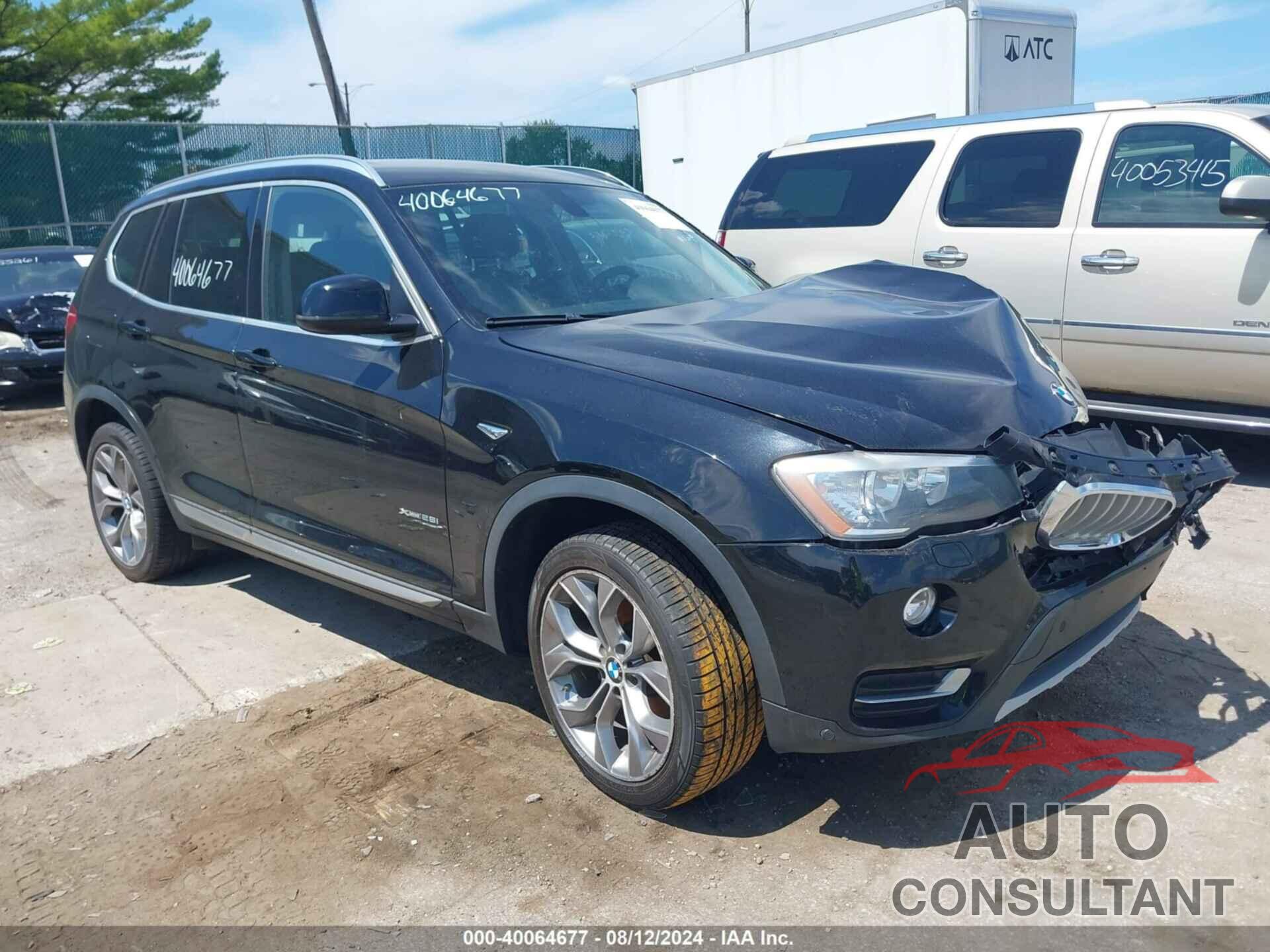 BMW X3 2017 - 5UXWX9C54H0T01656