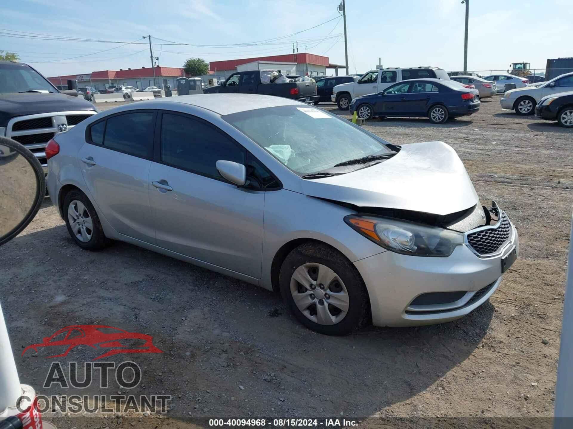 KIA FORTE 2014 - KNAFK4A65E5180341