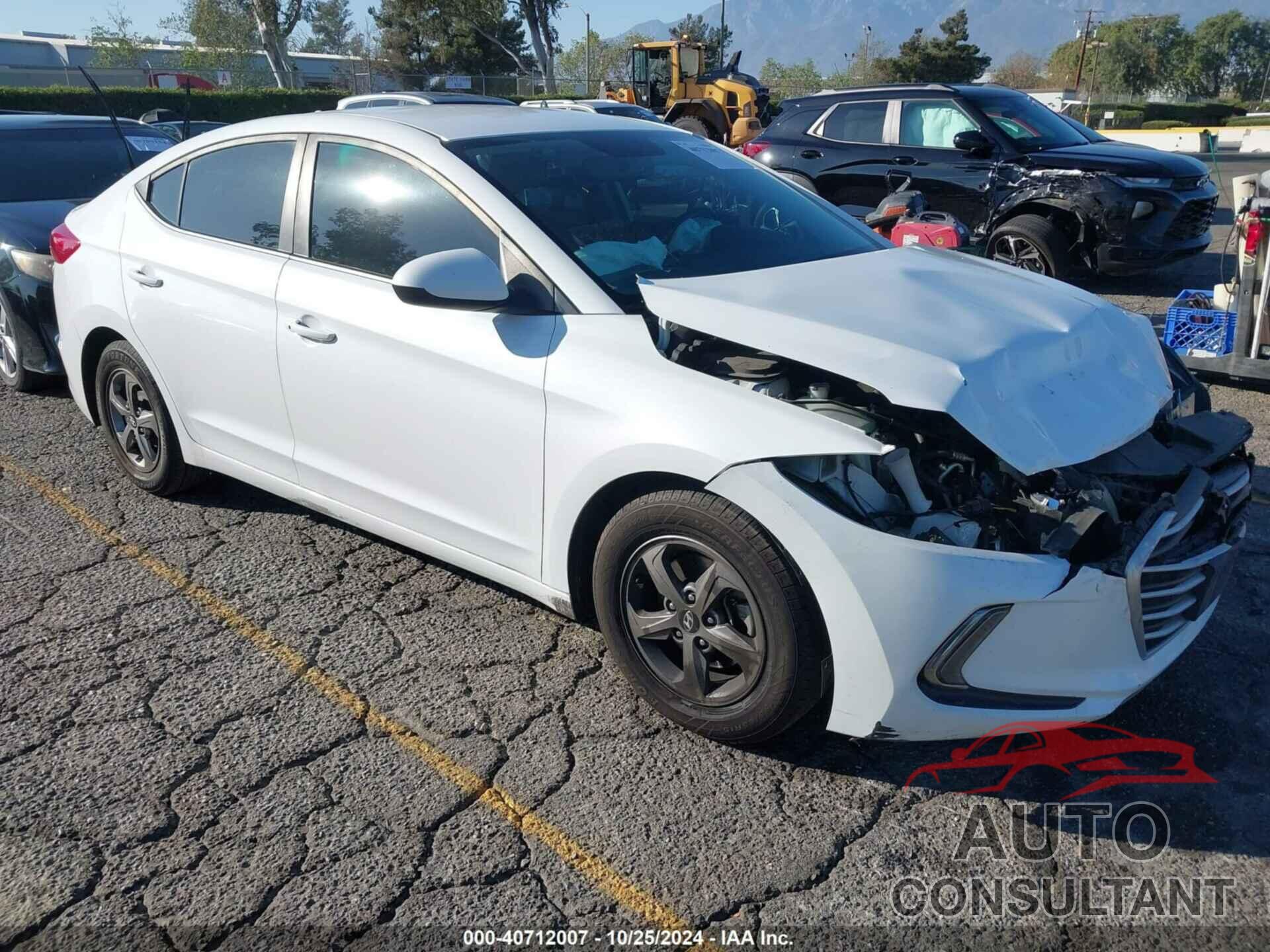 HYUNDAI ELANTRA 2017 - 5NPD94LA1HH075033
