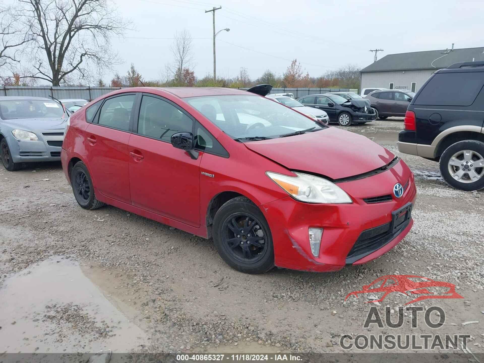 TOYOTA PRIUS 2013 - JTDKN3DUXD5578396
