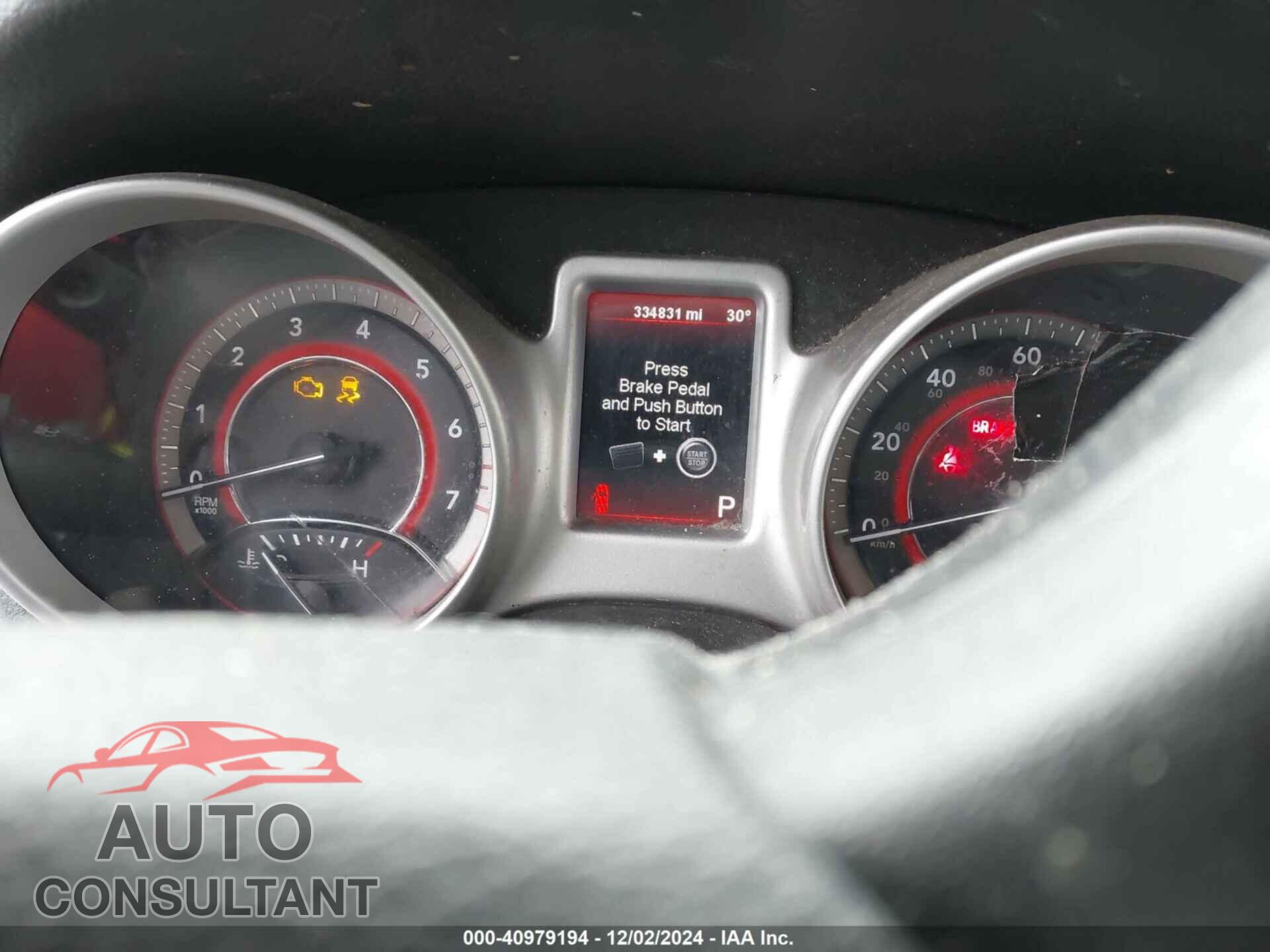 DODGE JOURNEY 2012 - 3C4PDCAB2CT366876