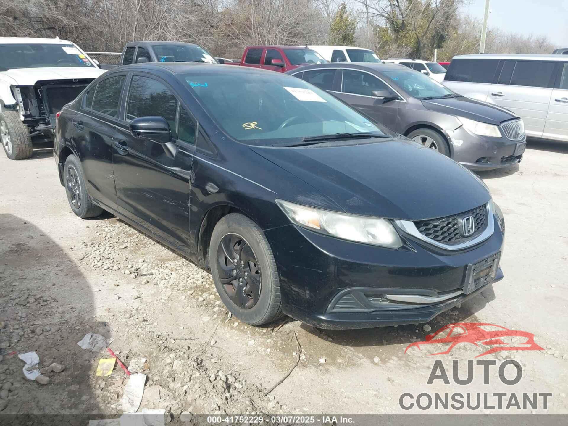 HONDA CIVIC 2014 - 19XFB2F5XEE012125