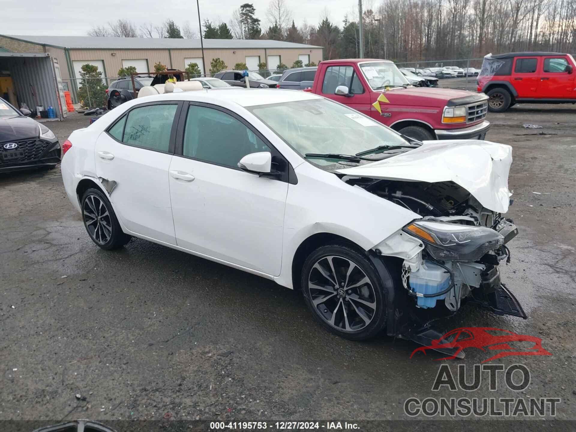 TOYOTA COROLLA 2019 - 5YFBURHE6KP859751
