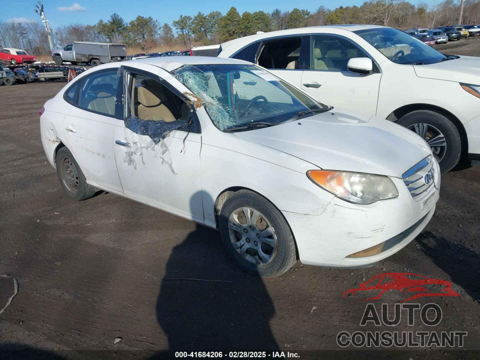 HYUNDAI ELANTRA 2010 - KMHDU4AD6AU847545