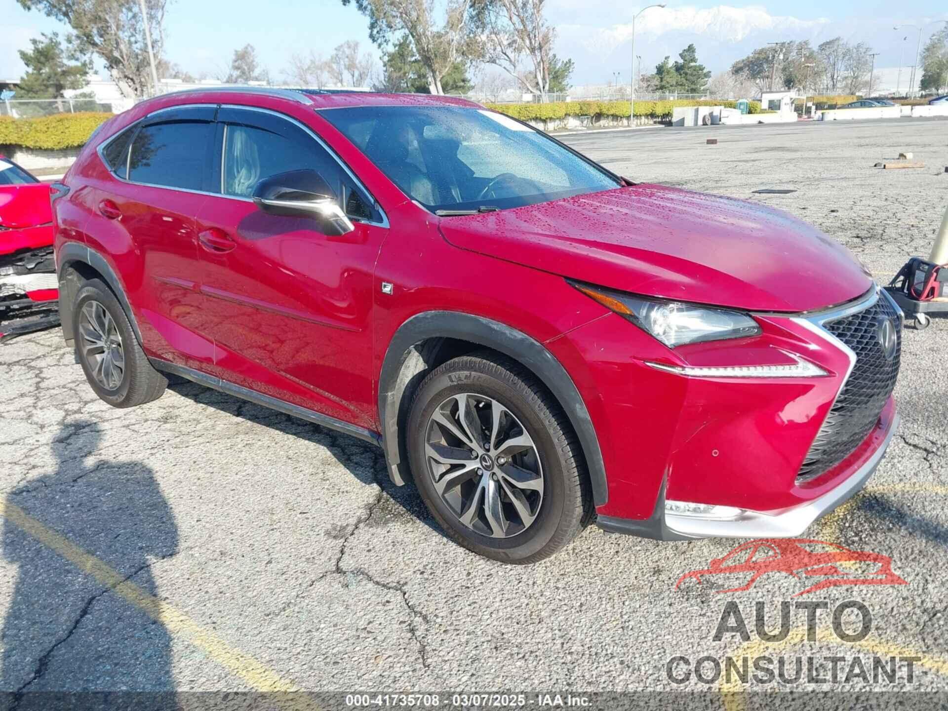 LEXUS NX 200T 2017 - JTJYARBZ1H2055117