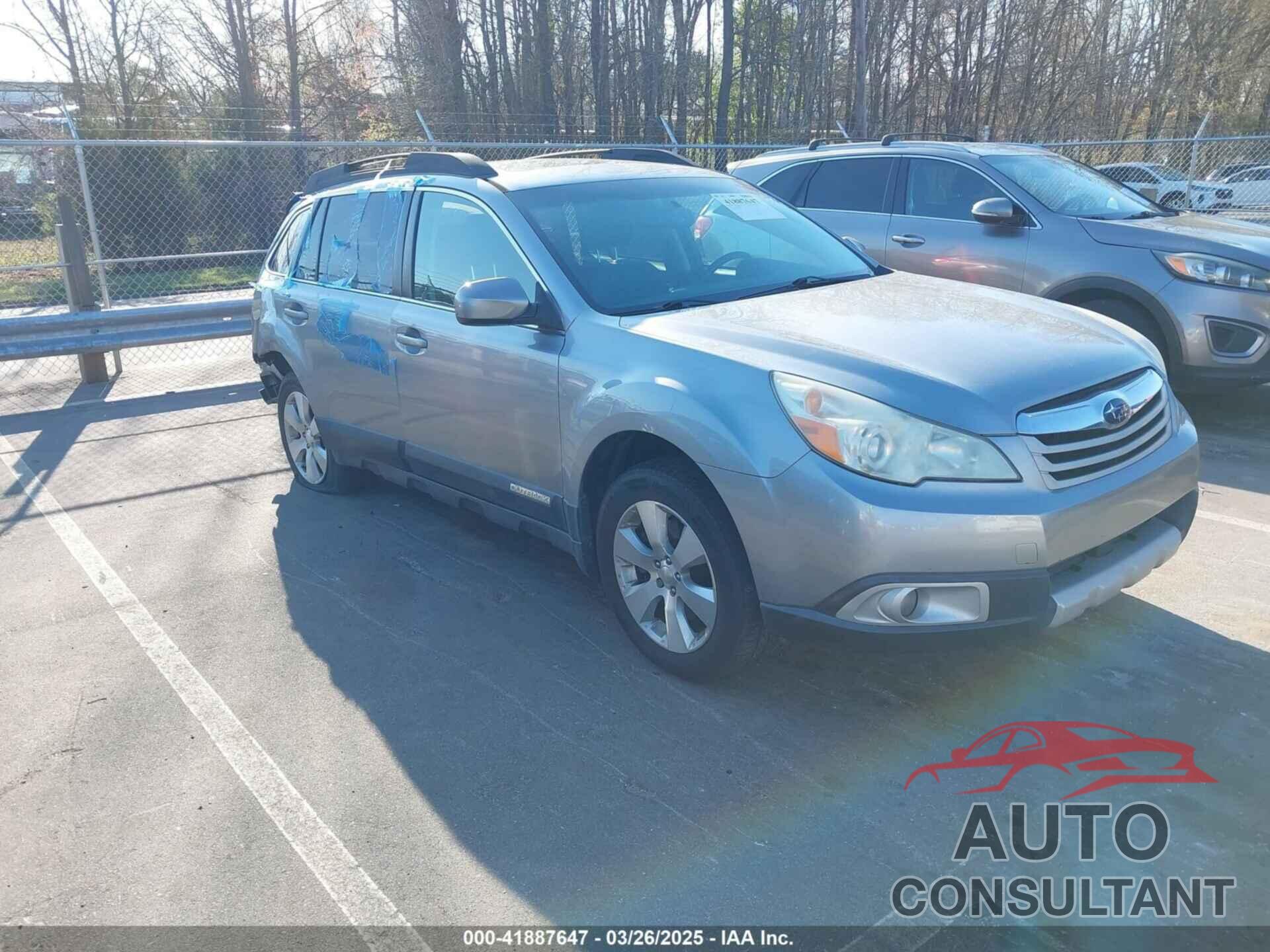 SUBARU OUTBACK 2011 - 4S4BRDLC0B2376227