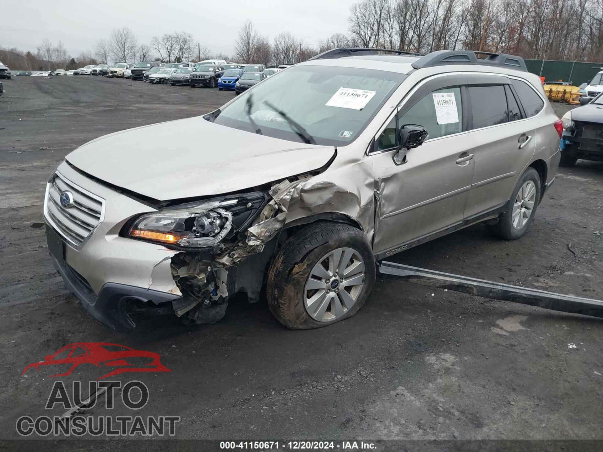SUBARU OUTBACK 2017 - 4S4BSAHC4H3246501