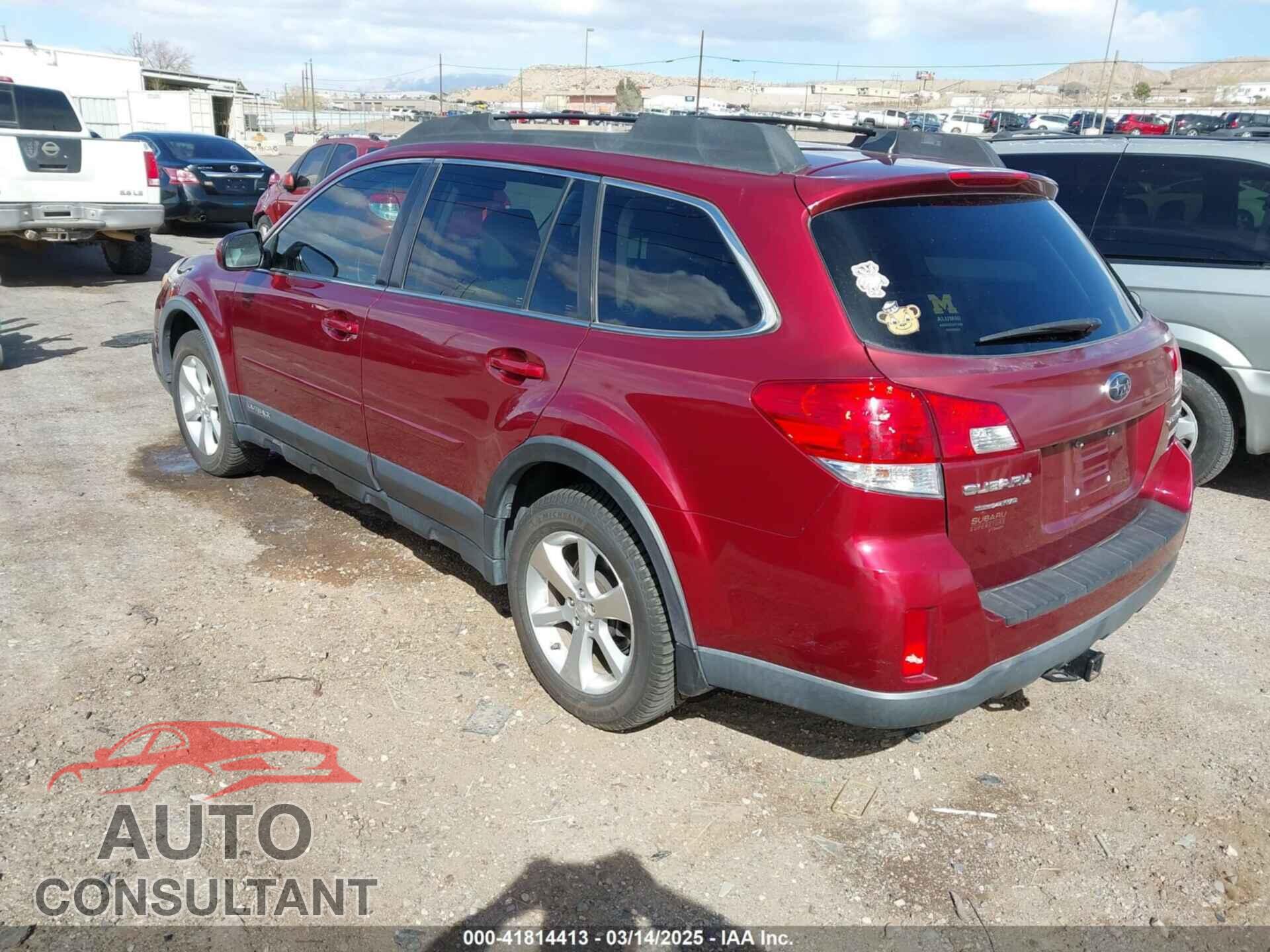 SUBARU OUTBACK 2014 - 4S4BRBLC2E3217471