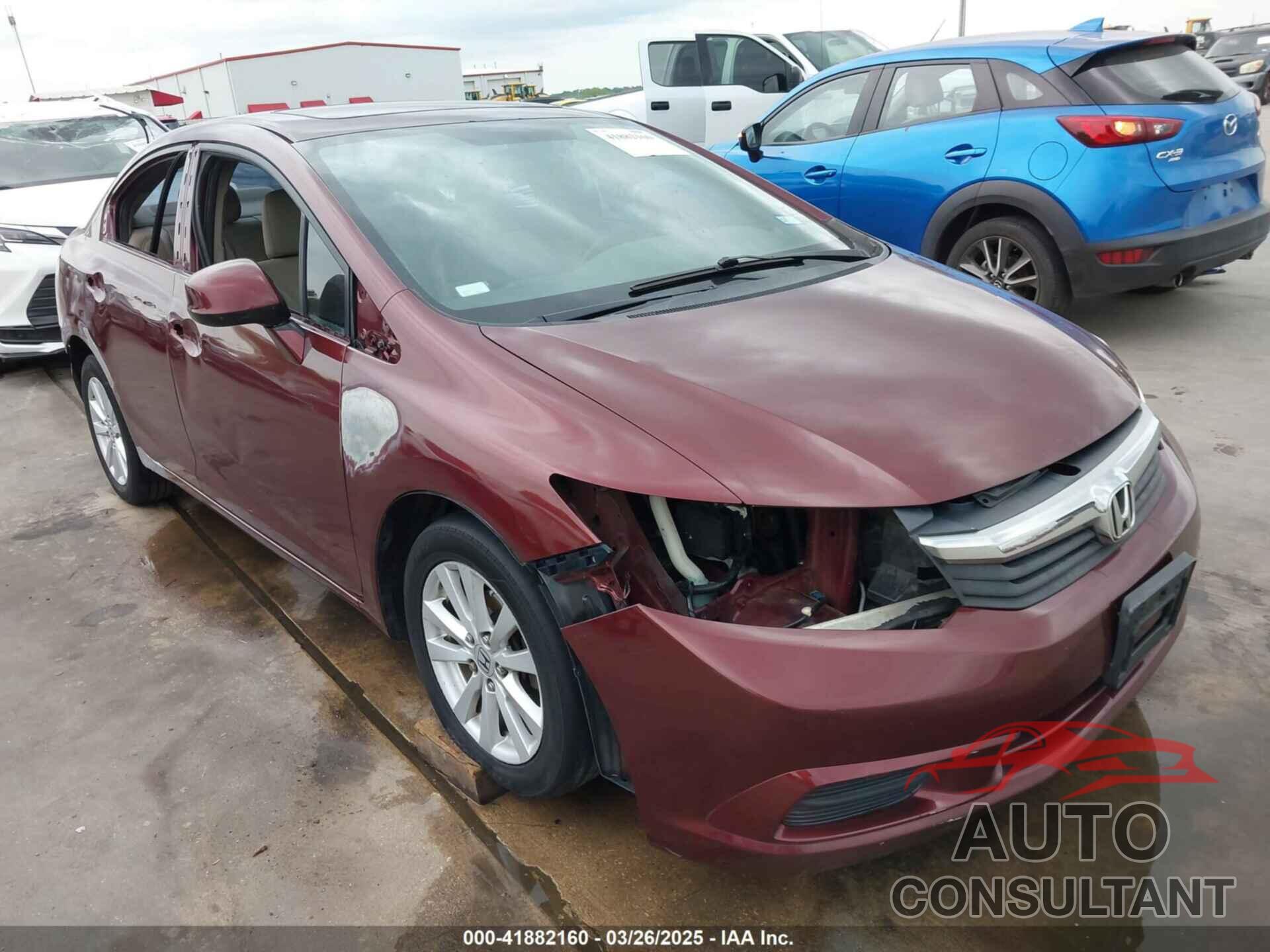 HONDA CIVIC 2012 - 2HGFB2F92CH531482