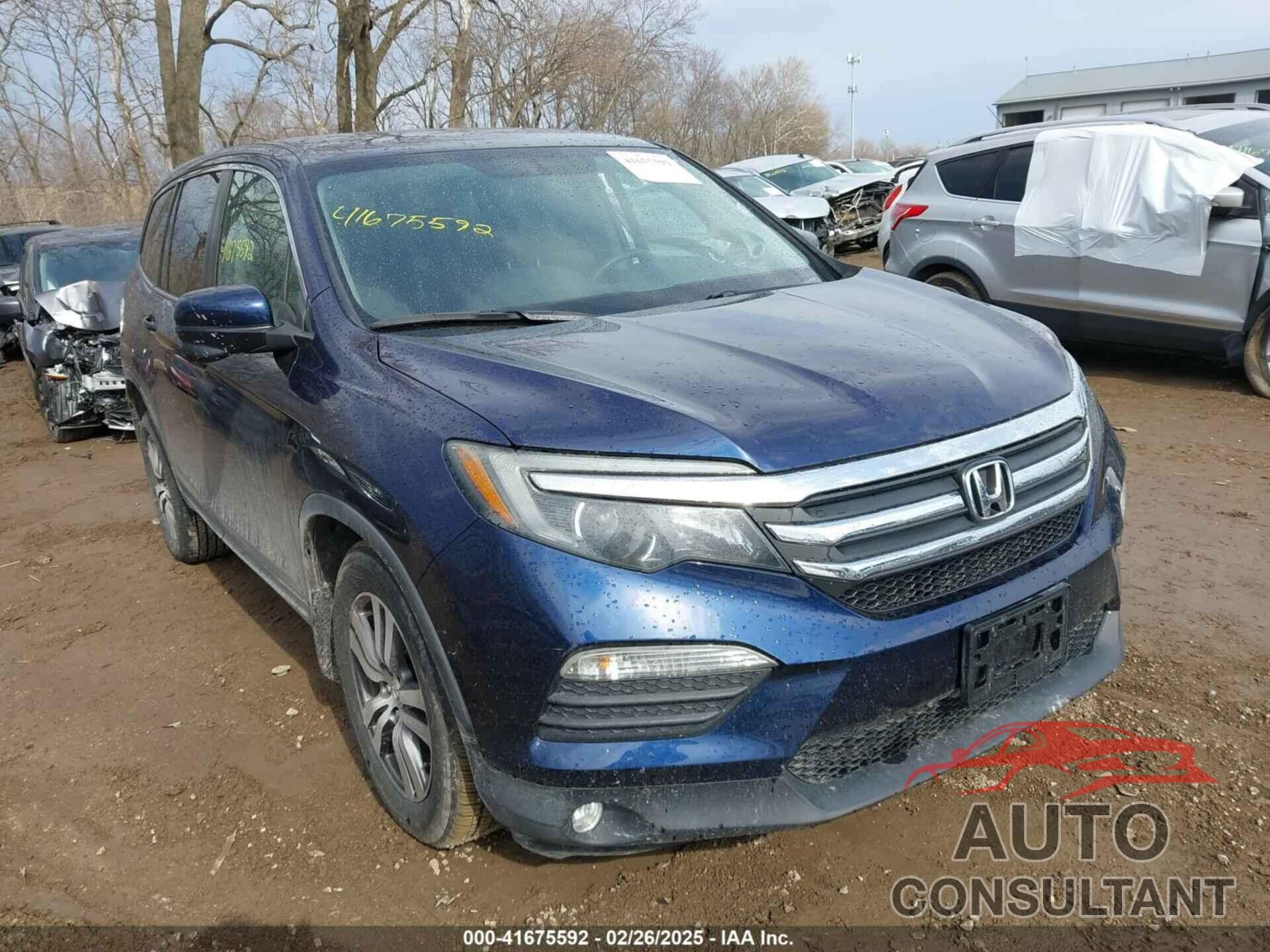 HONDA PILOT 2016 - 5FNYF6H35GB014121