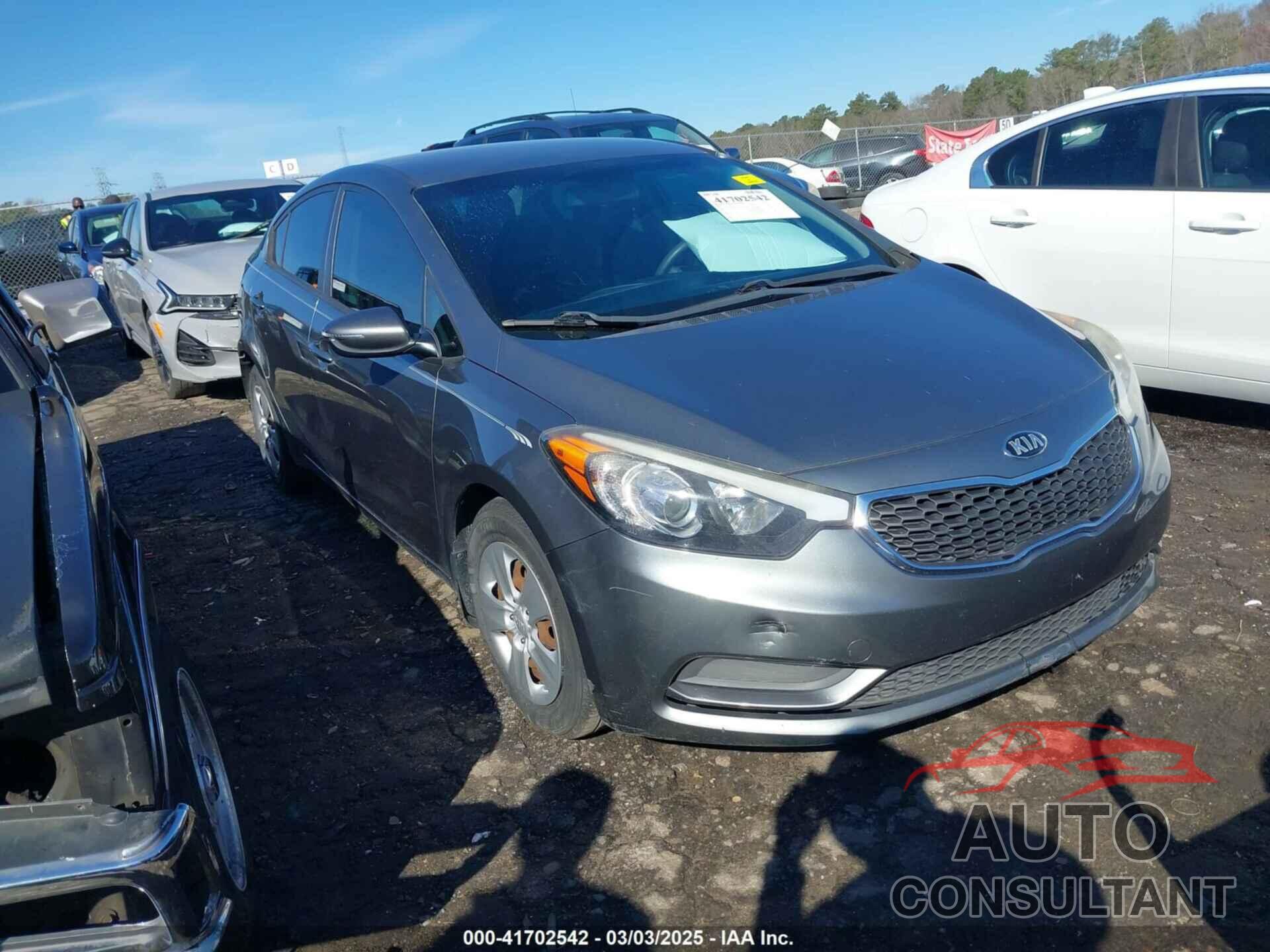 KIA FORTE 2016 - KNAFX4A62G5522929