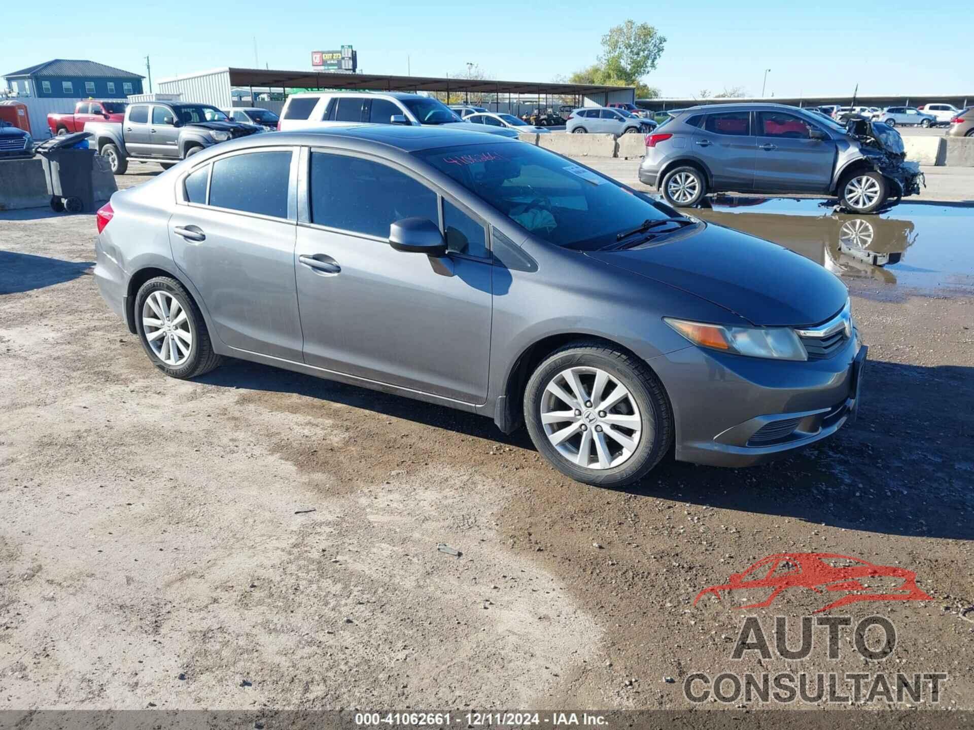 HONDA CIVIC 2012 - 19XFB2F91CE009422