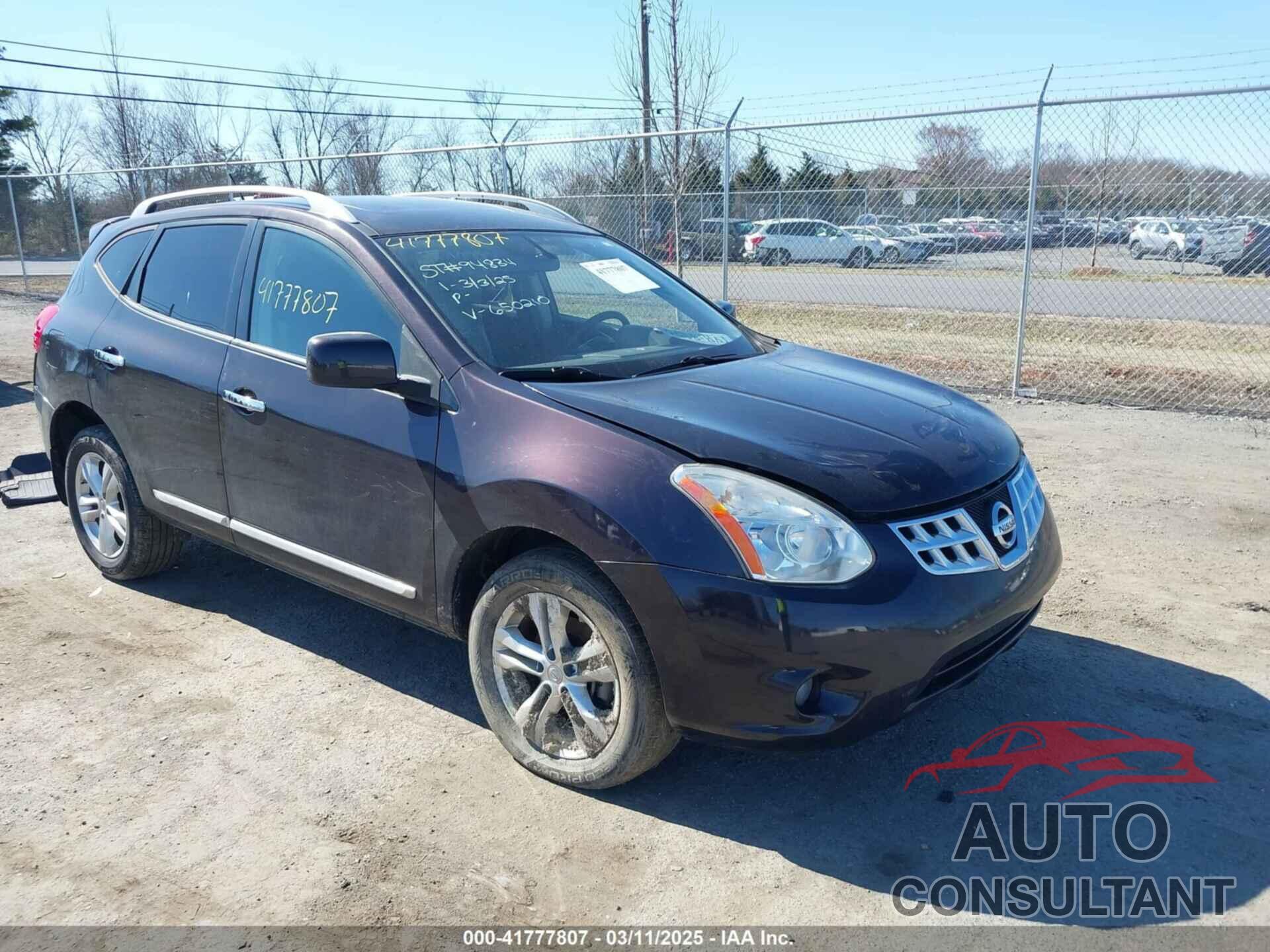 NISSAN ROGUE 2013 - JN8AS5MV3DW650210