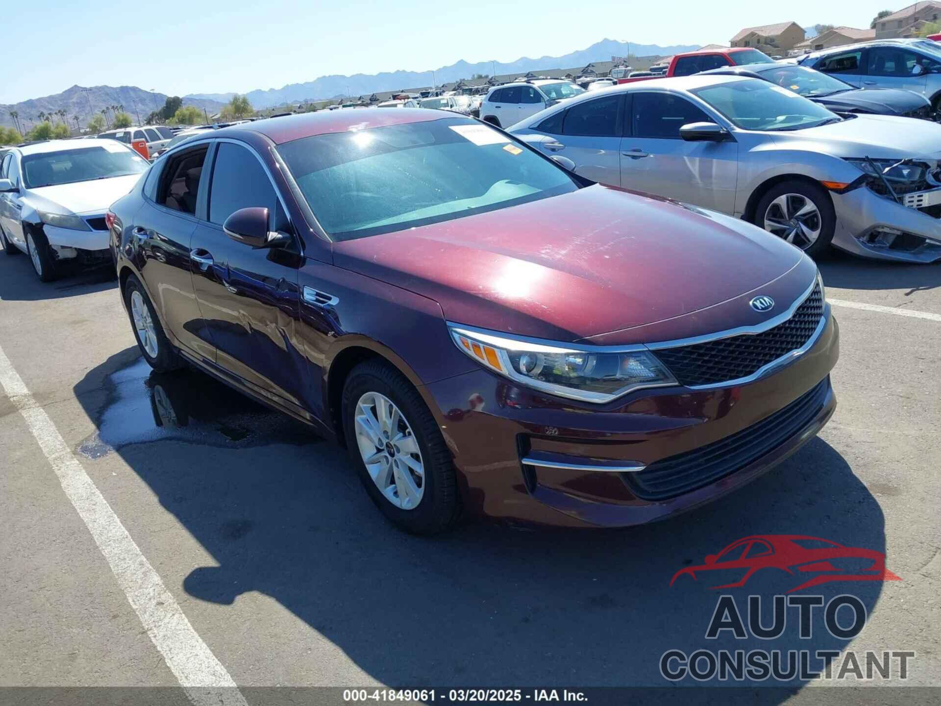 KIA OPTIMA 2016 - 5XXGT4L32GG109782