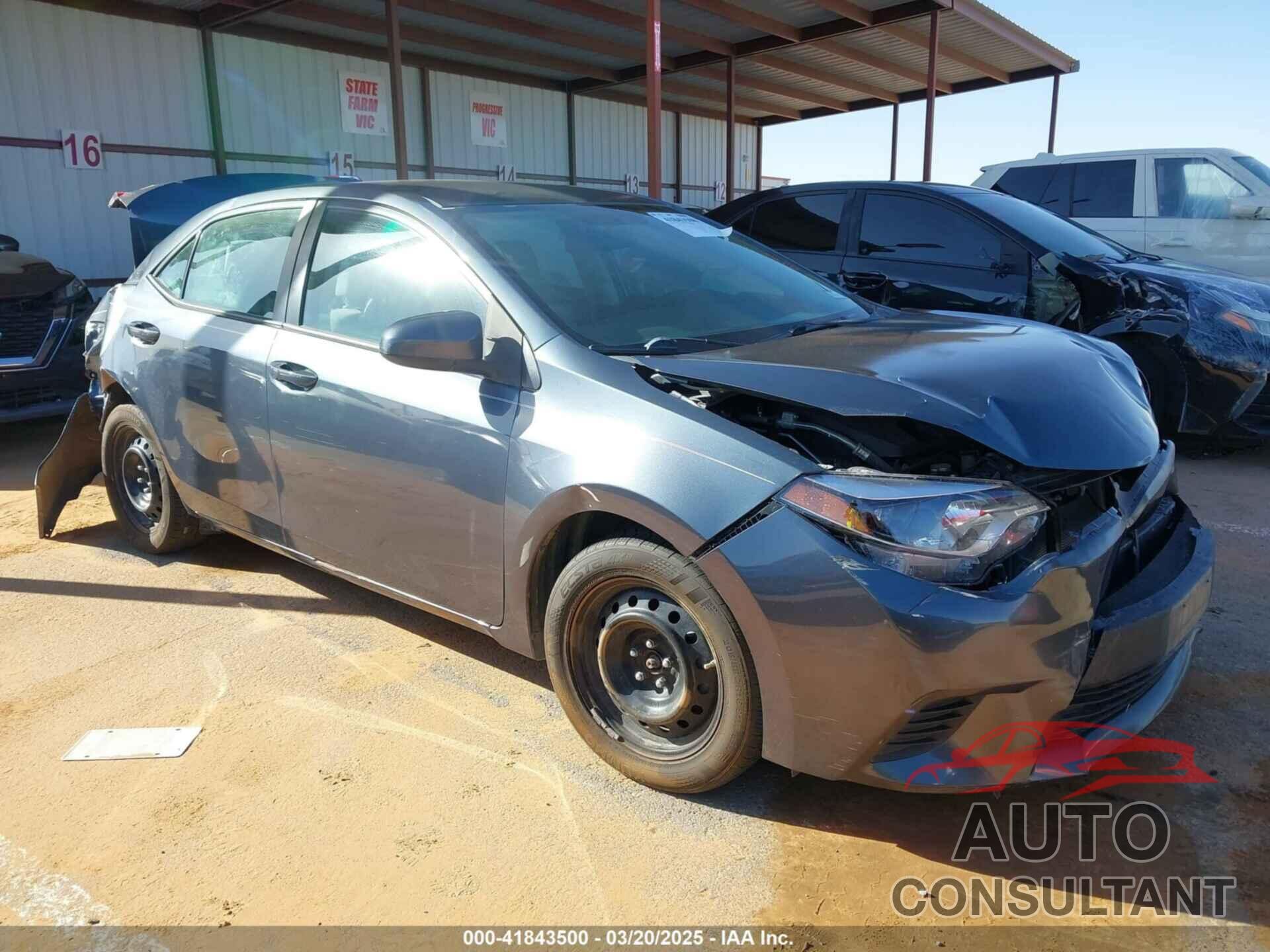TOYOTA COROLLA 2014 - 5YFBURHE7EP040039
