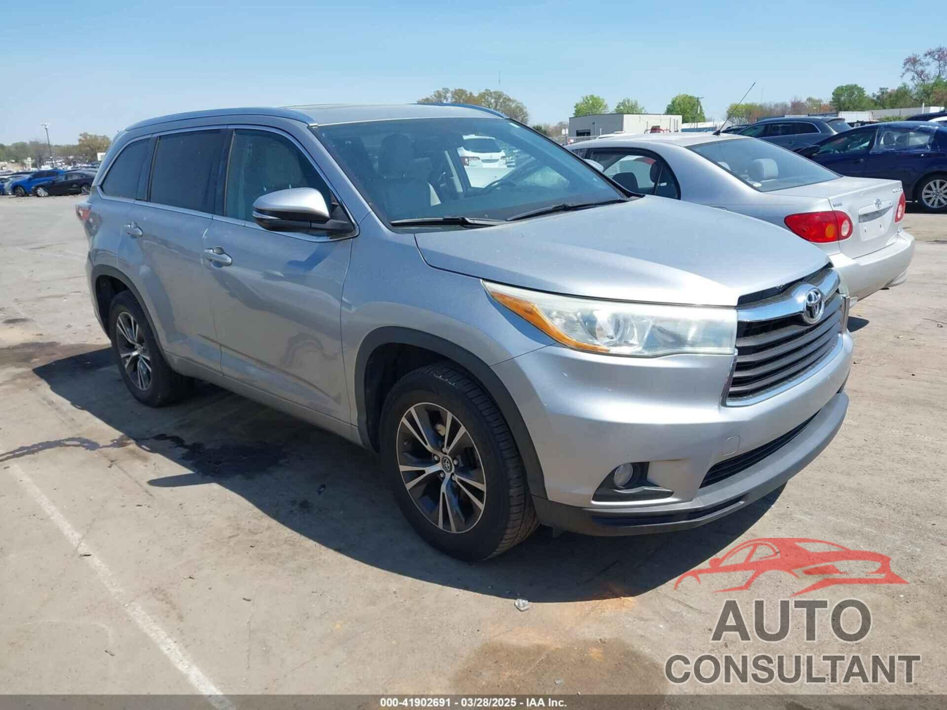 TOYOTA HIGHLANDER 2016 - 5TDKKRFH2GS149800