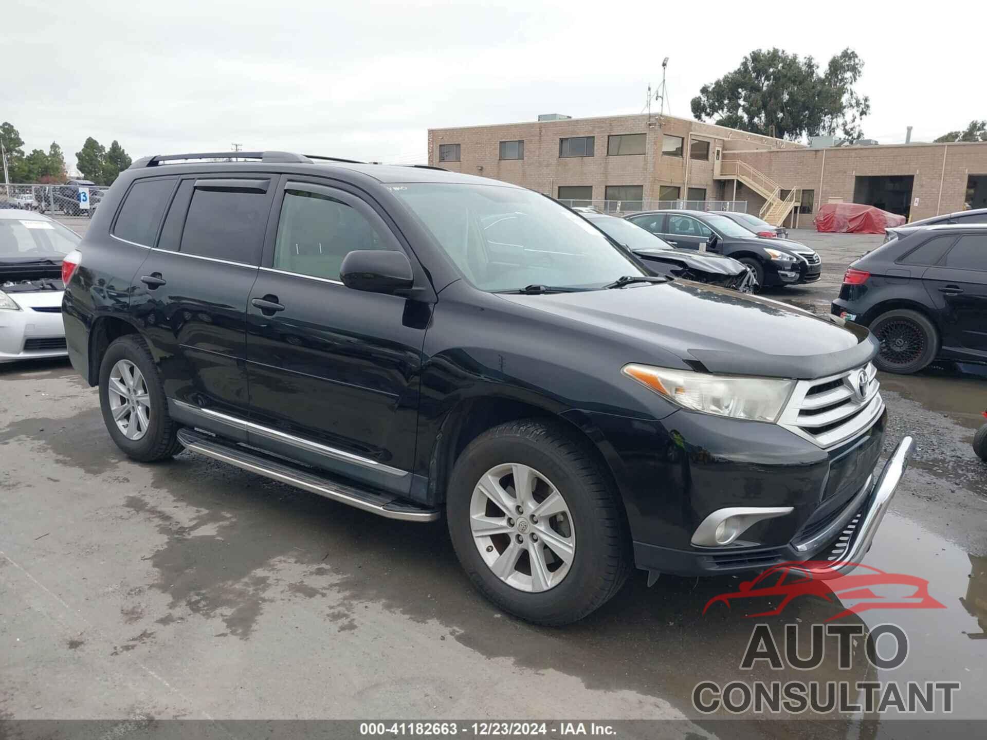 TOYOTA HIGHLANDER 2012 - 5TDBK3EH6CS130305