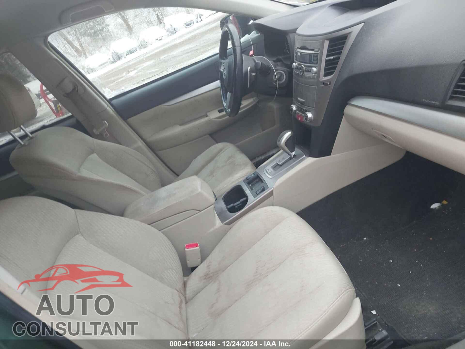 SUBARU OUTBACK 2011 - 4S4BRBCC4B3430885