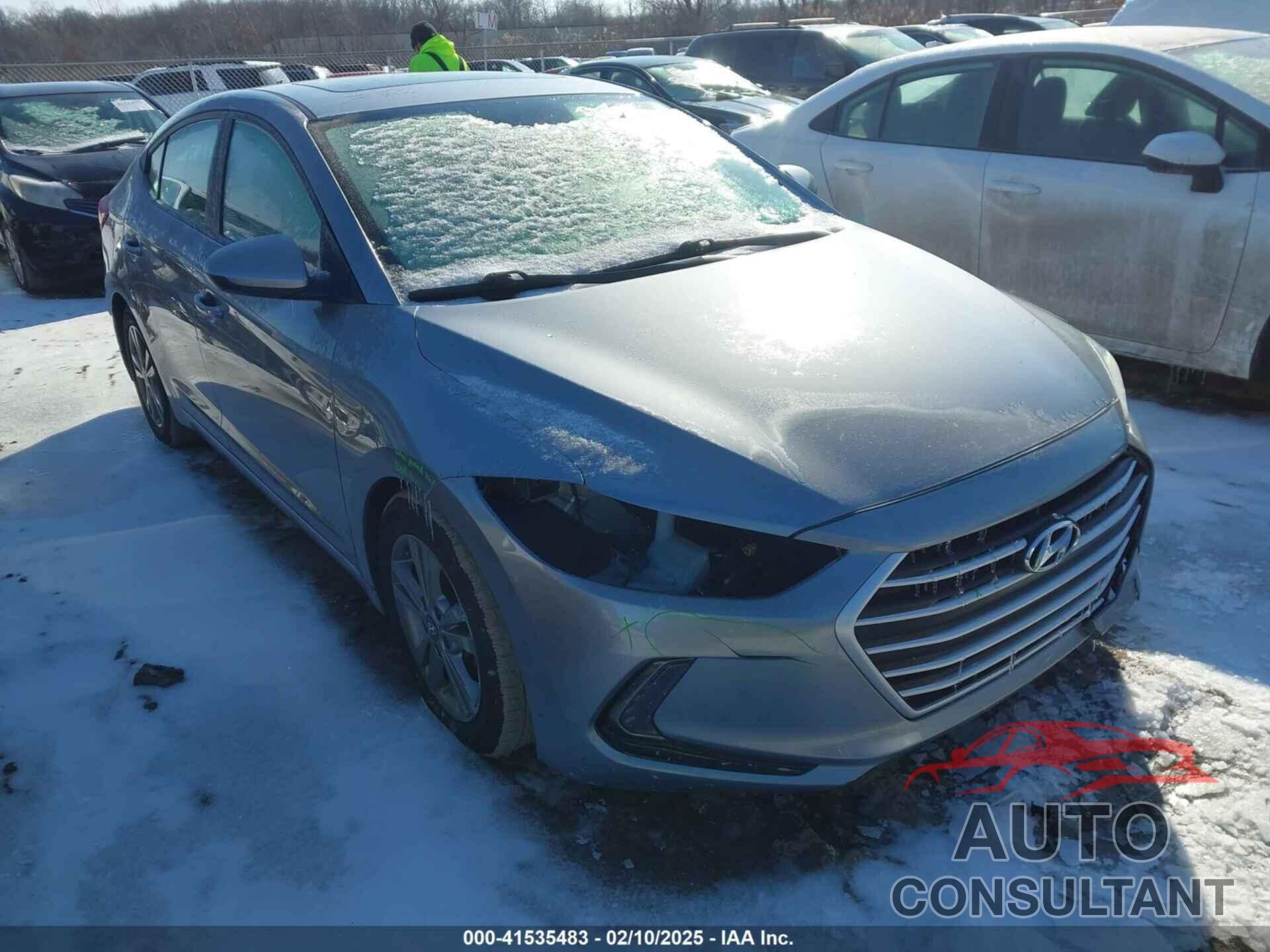 HYUNDAI ELANTRA 2017 - 5NPD84LF4HH128788