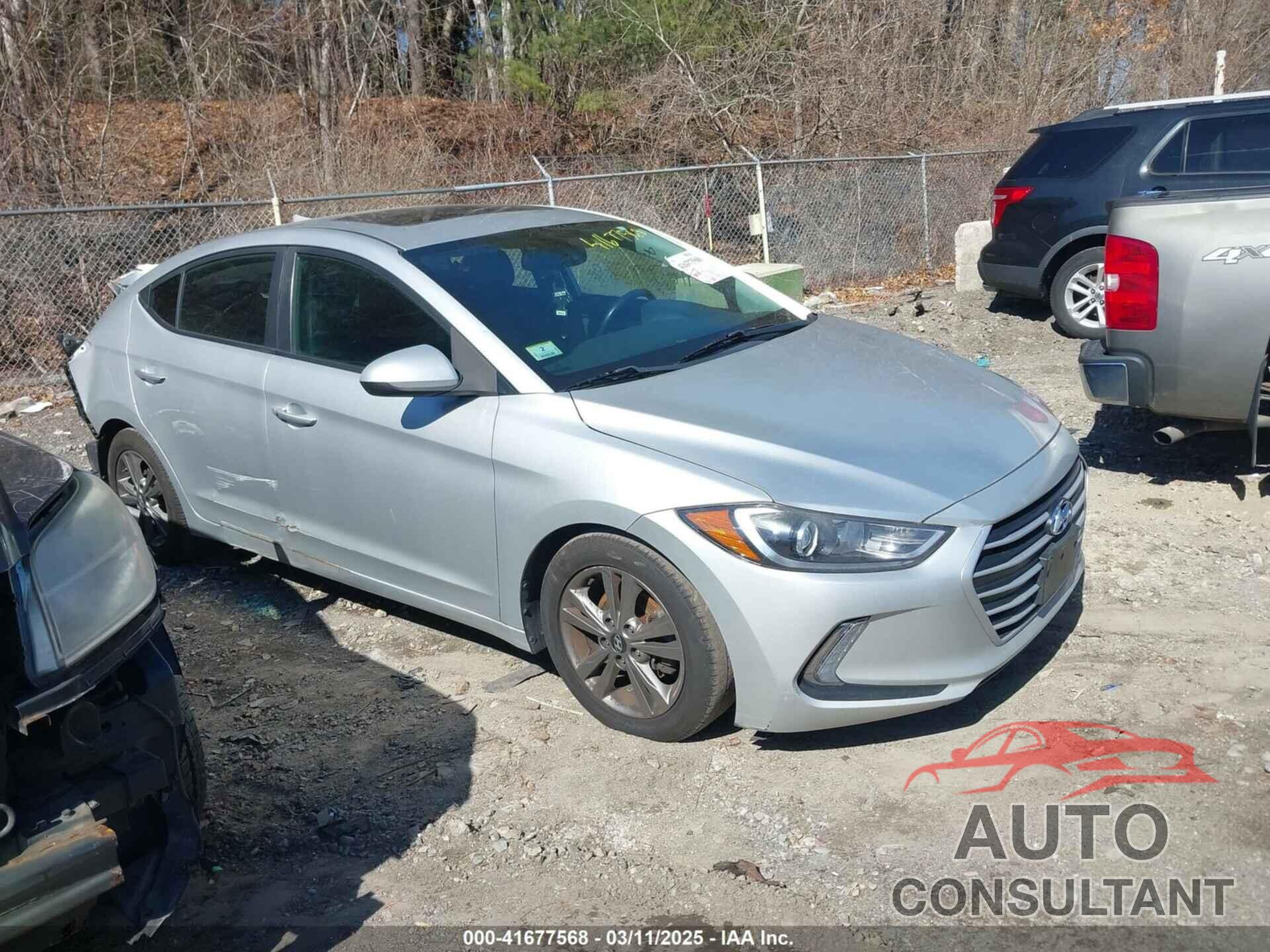 HYUNDAI ELANTRA 2018 - 5NPD84LF7JH226283