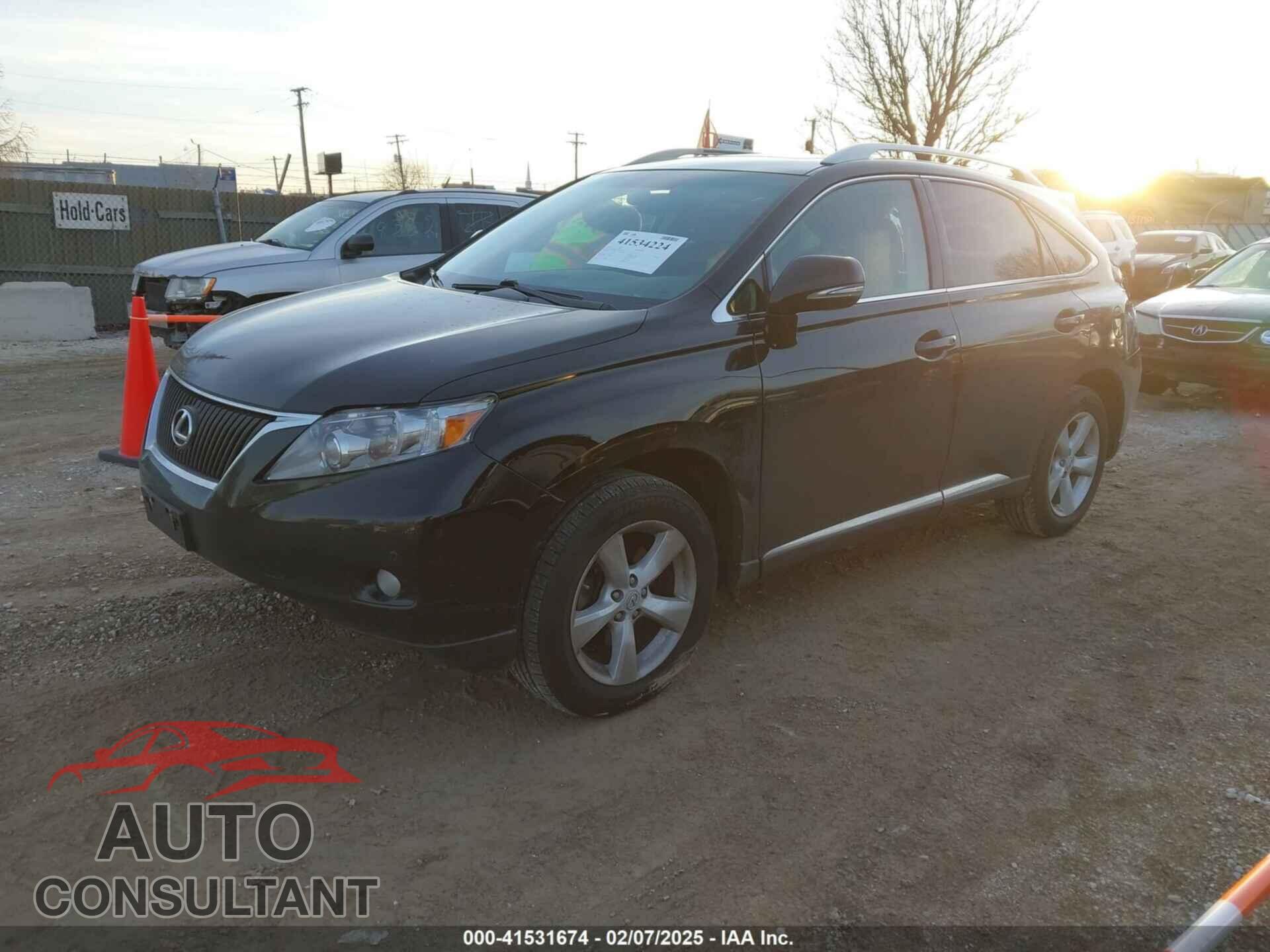 LEXUS RX 350 2012 - 2T2BK1BA8CC139121