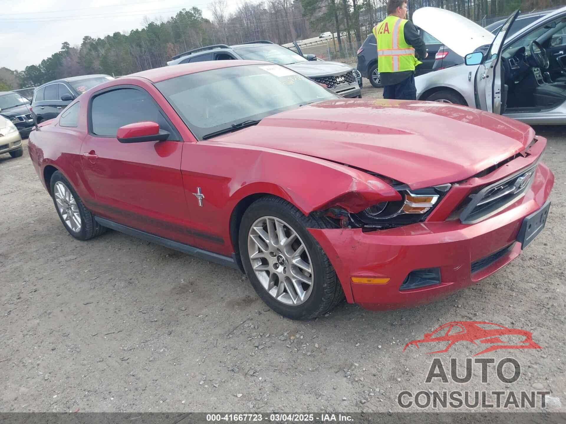 FORD MUSTANG 2012 - 1ZVBP8AM2C5226730
