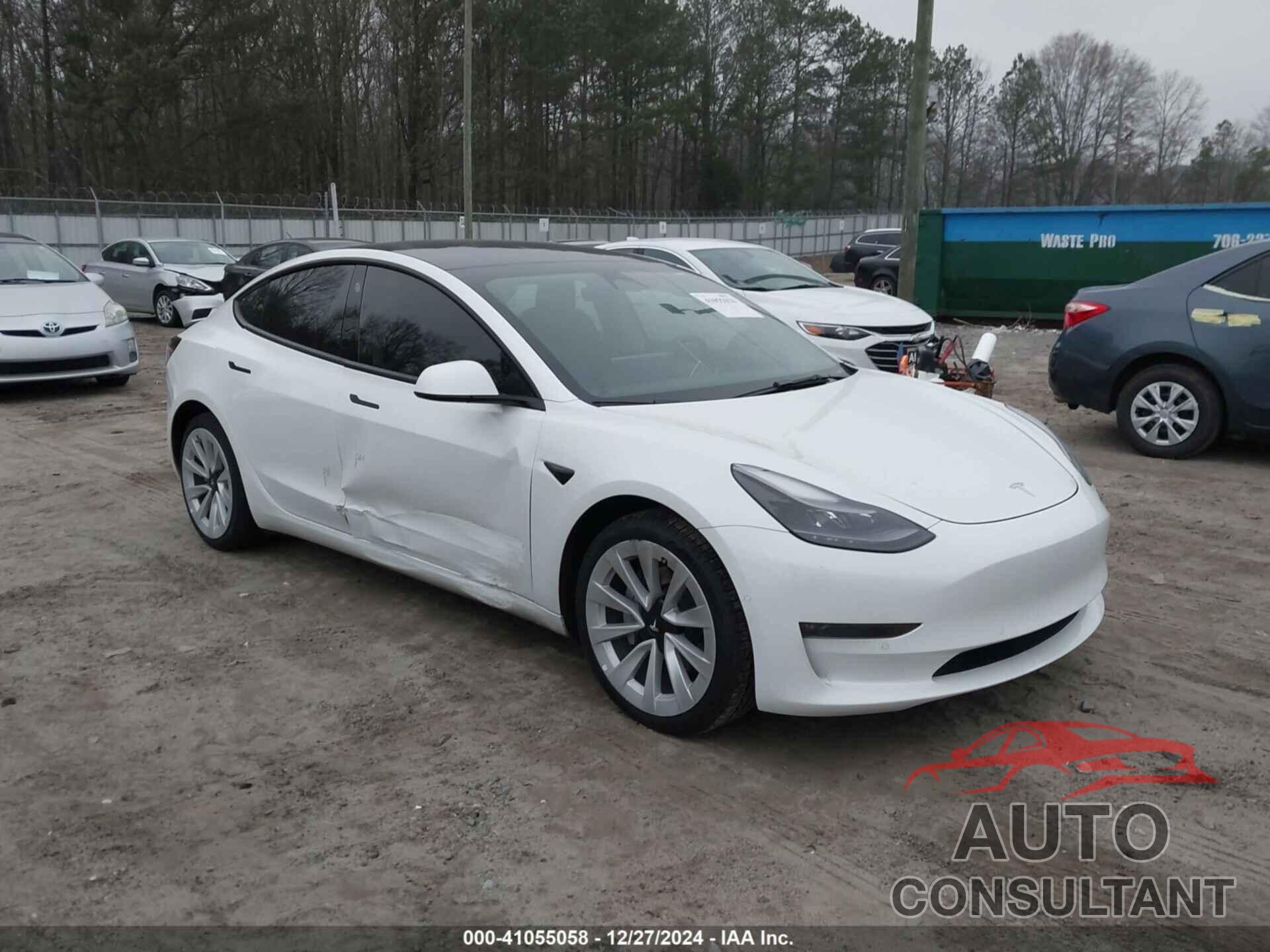 TESLA MODEL 3 2022 - 5YJ3E1EB8NF173966