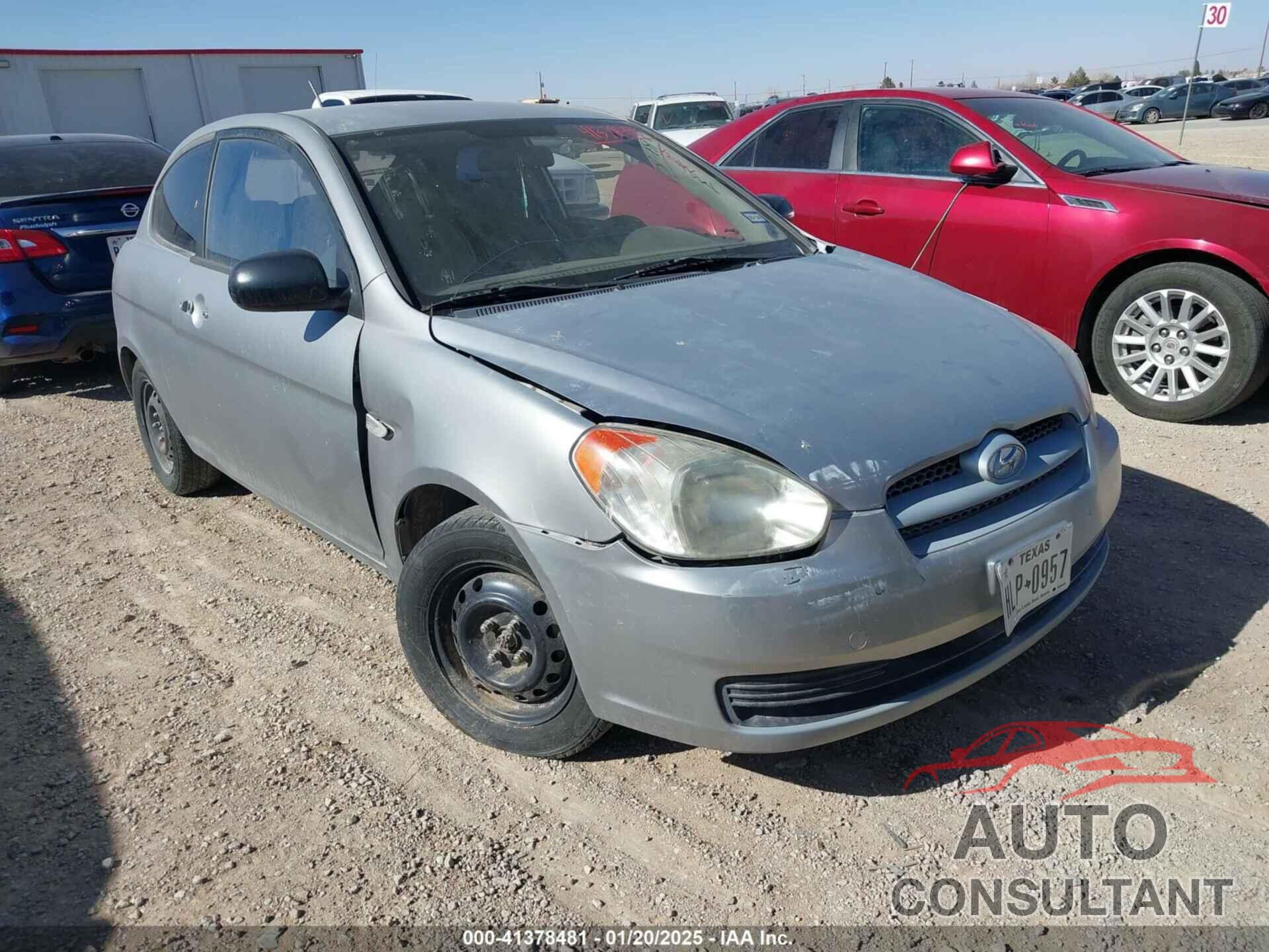 HYUNDAI ACCENT 2010 - KMHCM3ACXAU184414