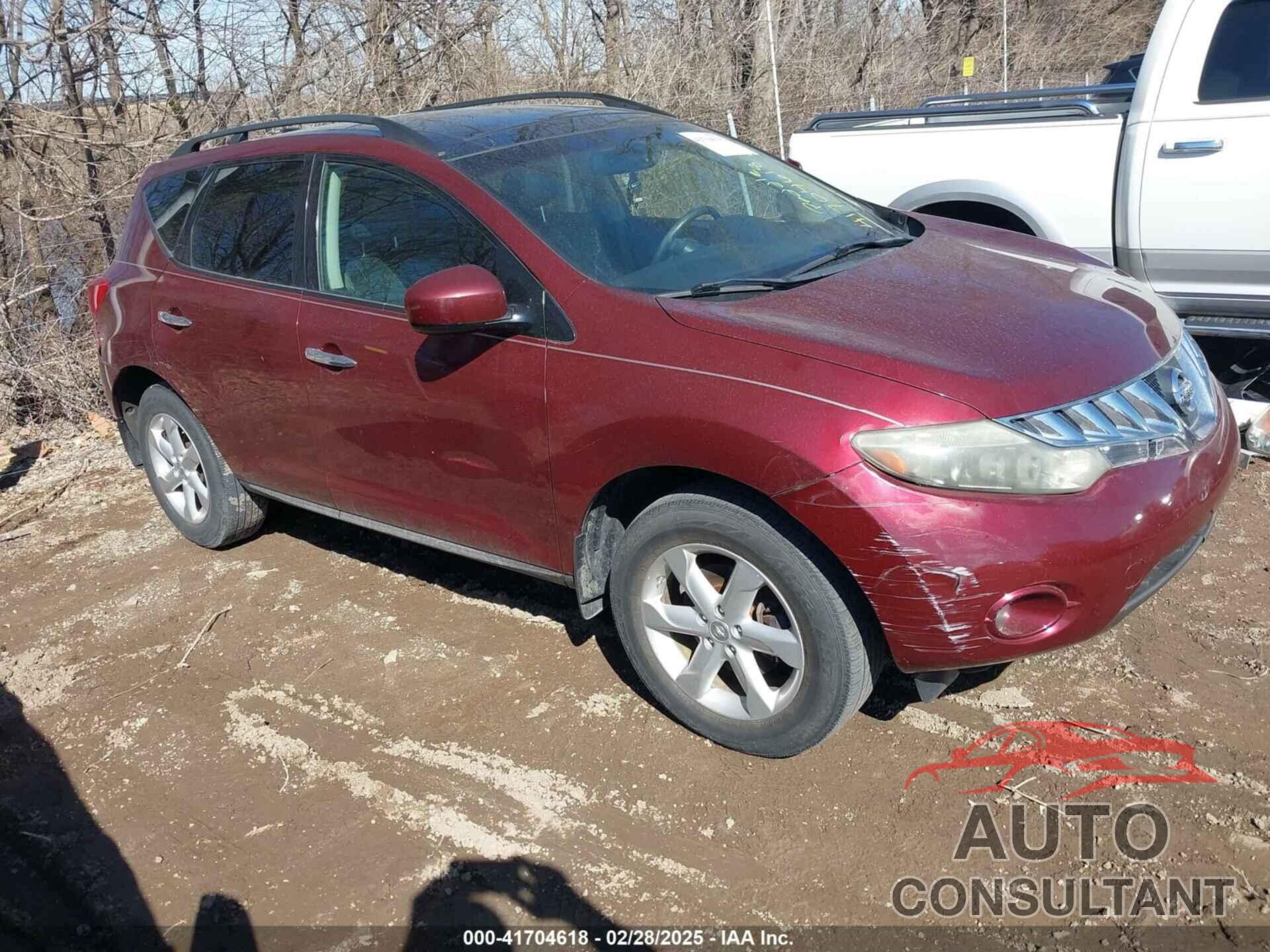 NISSAN MURANO 2010 - JN8AZ1MW7AW103787