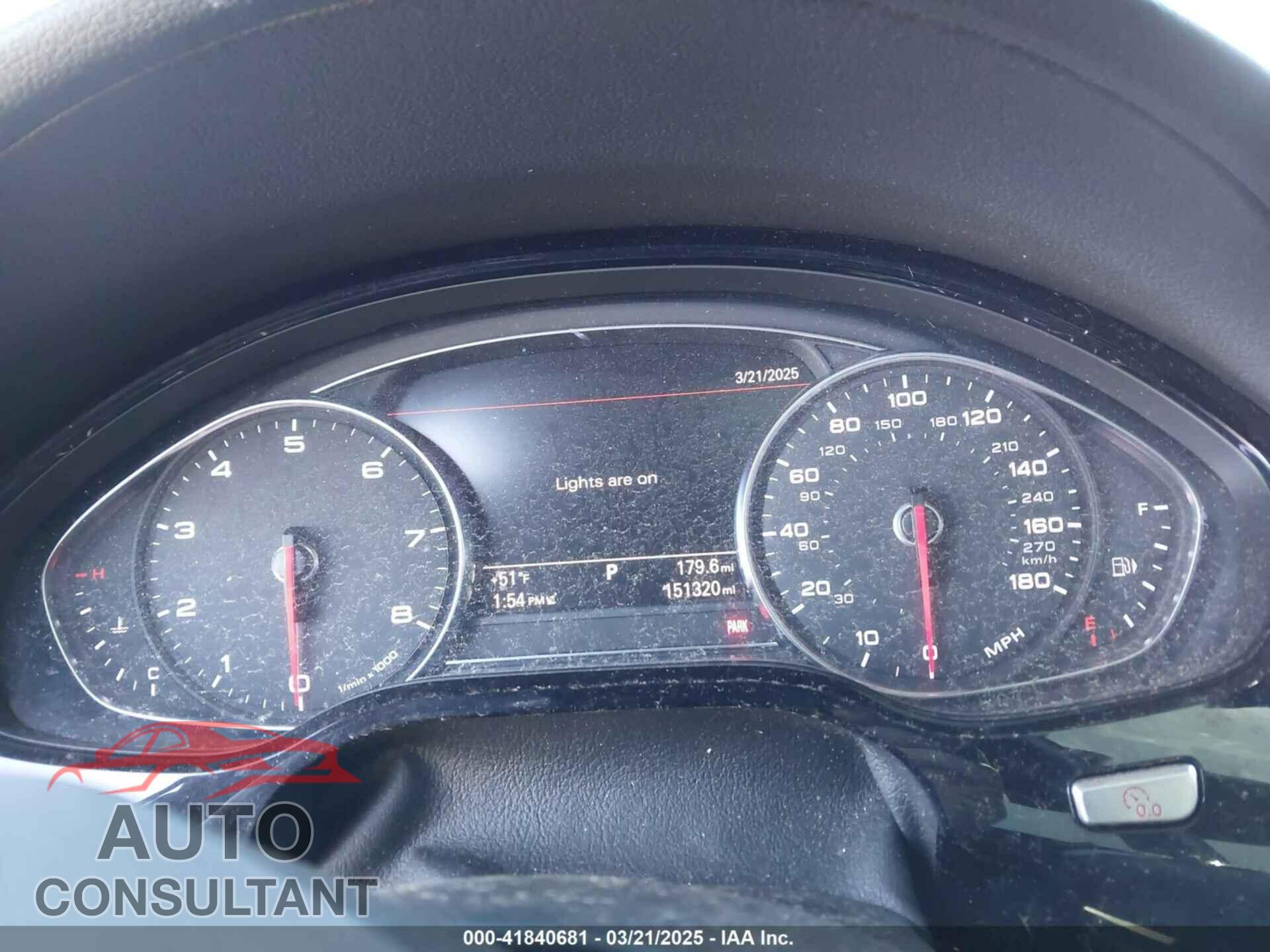 AUDI A8 L 2013 - WAURGAFD8DN026743