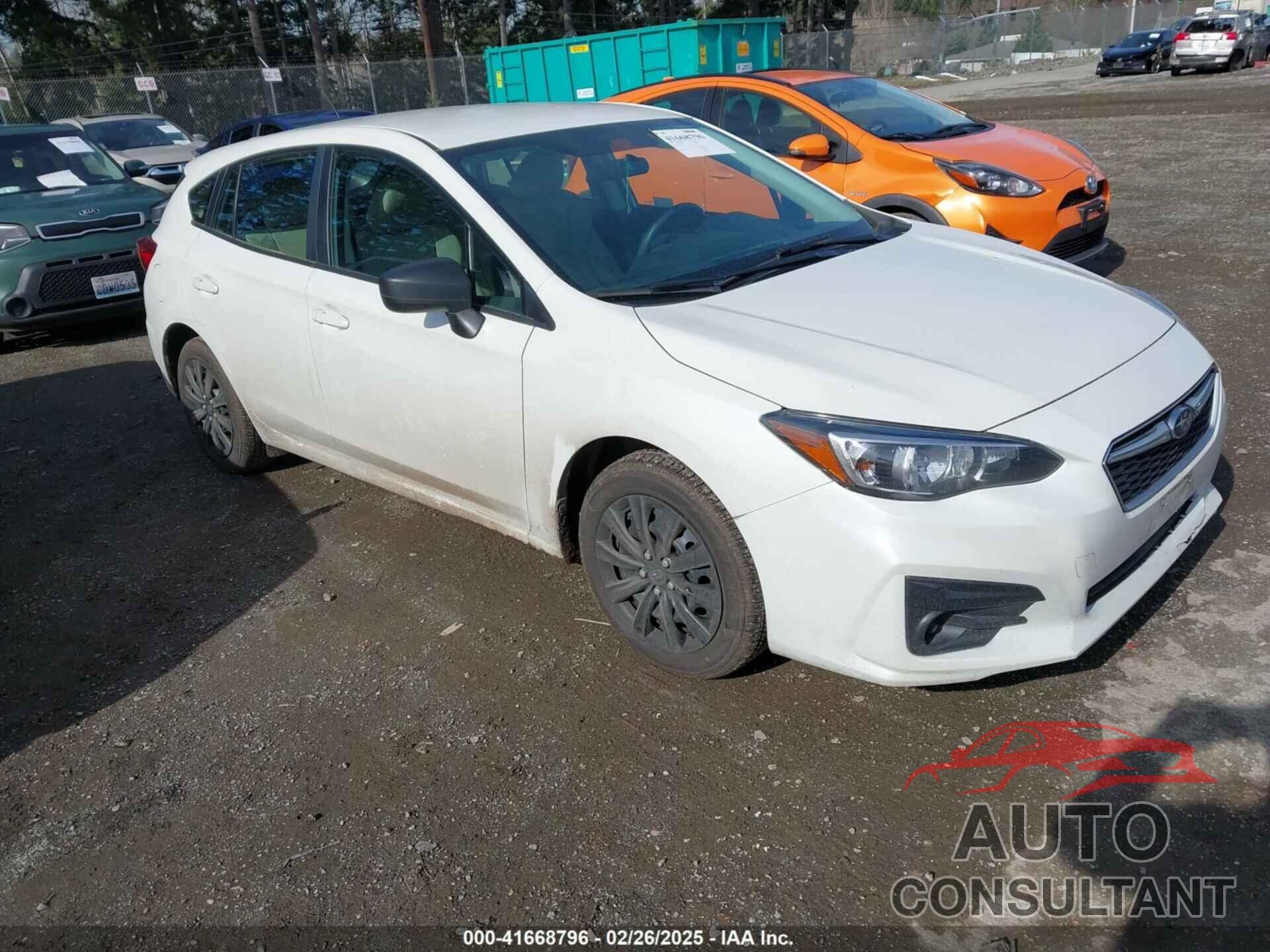 SUBARU IMPREZA 2018 - 4S3GTAA67J3729305
