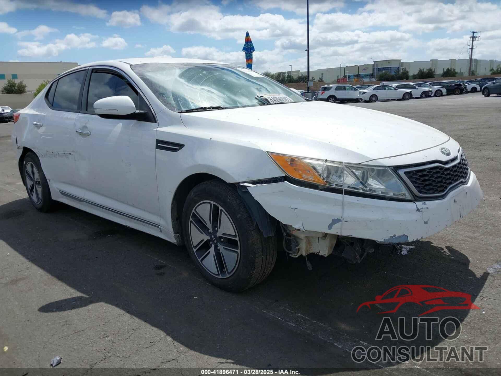 KIA OPTIMA HYBRID 2013 - KNAGM4AD9D5056052