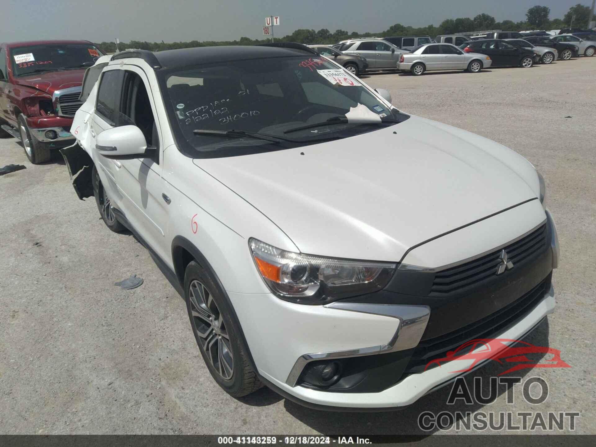 MITSUBISHI OUTLANDER SPORT 2016 - JA4AP4AW1GZ051405