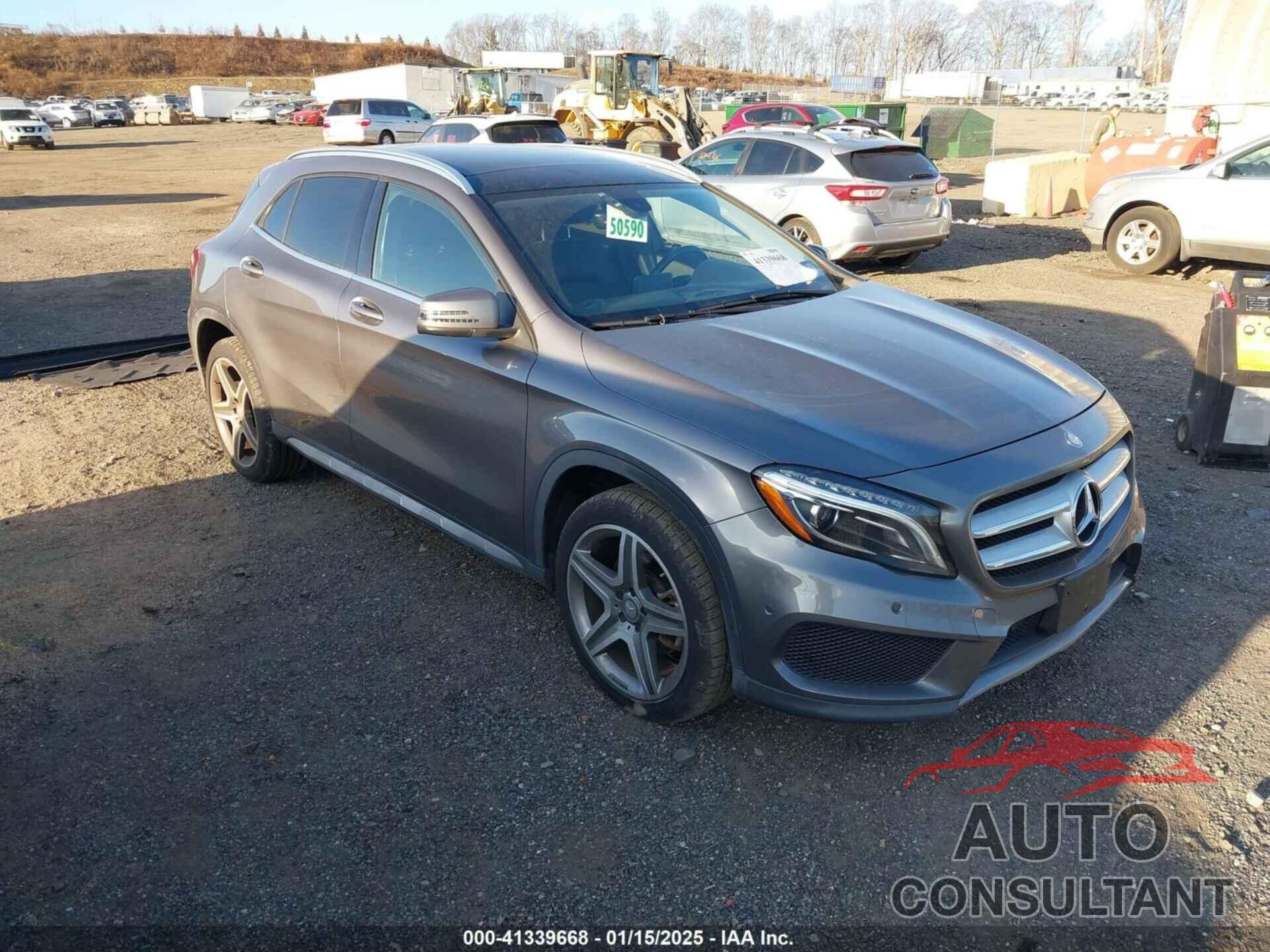 MERCEDES-BENZ GLA 250 2015 - WDCTG4GB3FJ091690