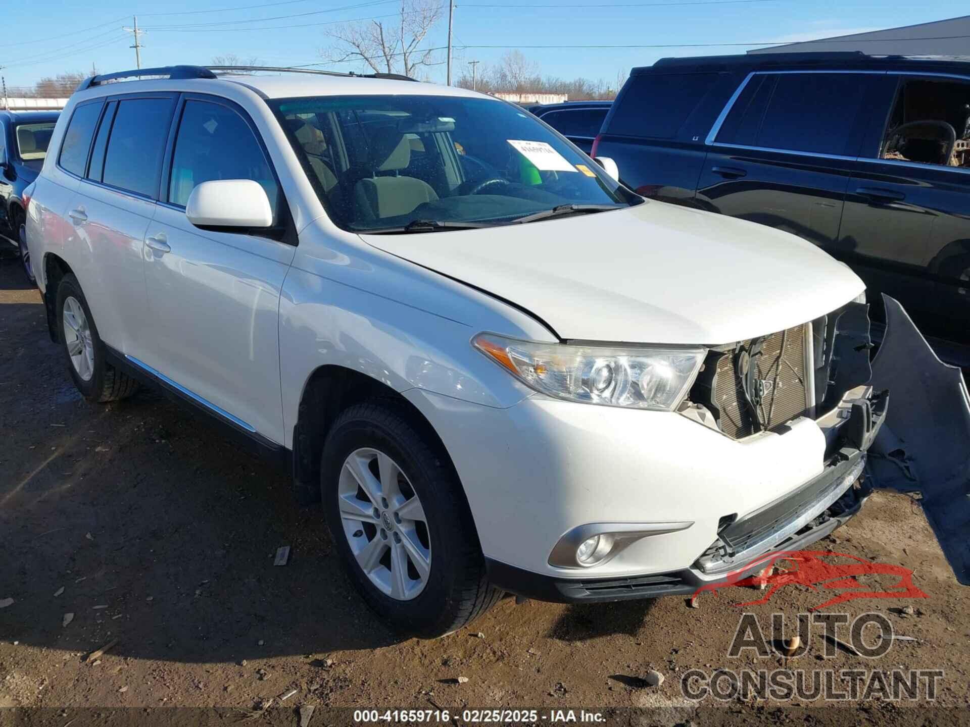TOYOTA HIGHLANDER 2013 - 5TDZK3EH7DS127199