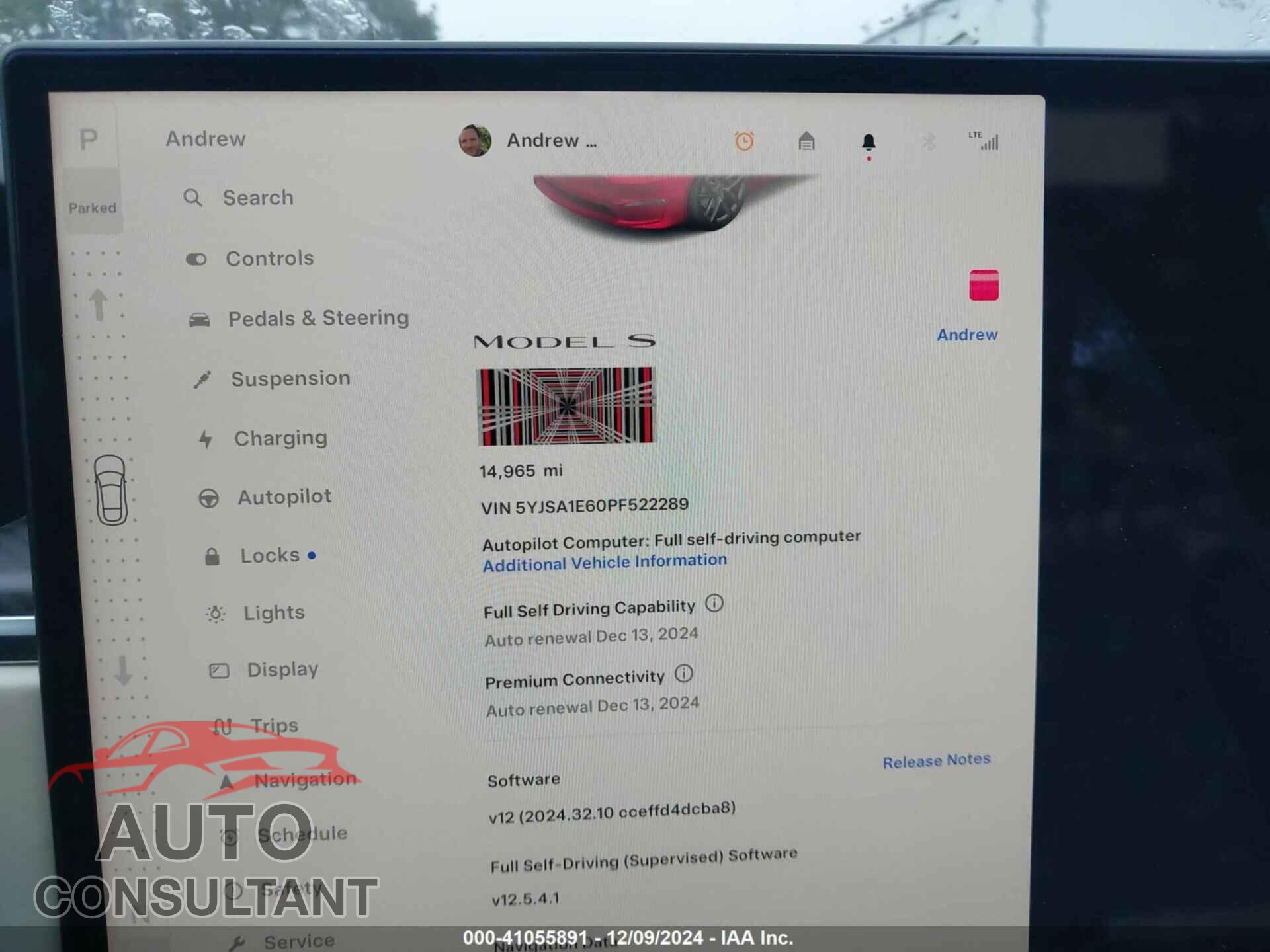 TESLA MODEL S 2023 - 5YJSA1E60PF522289