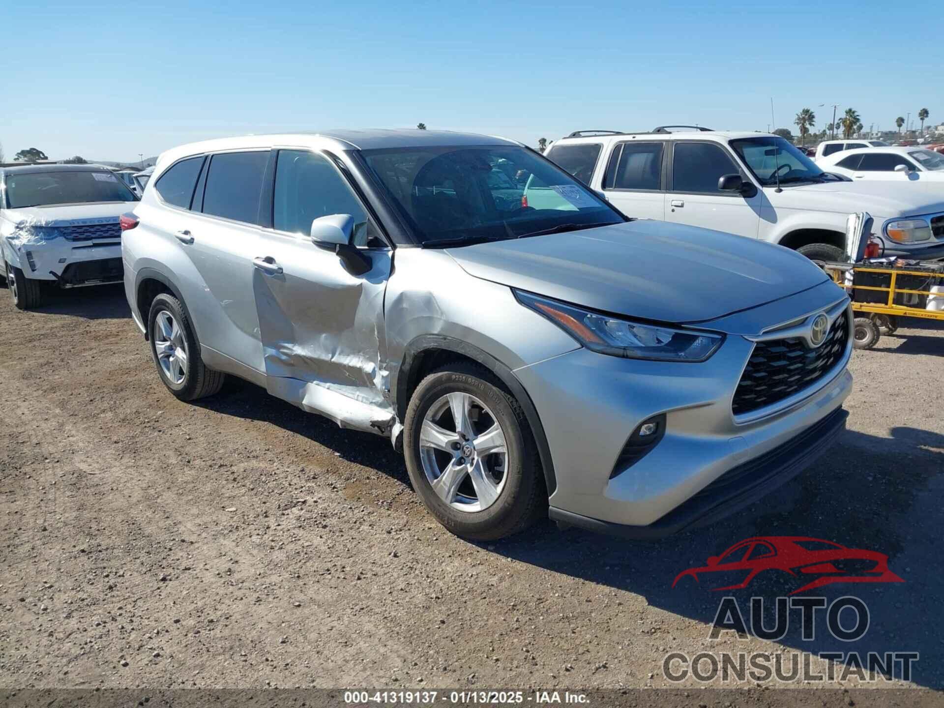 TOYOTA HIGHLANDER 2020 - 5TDZZRAH8LS012291