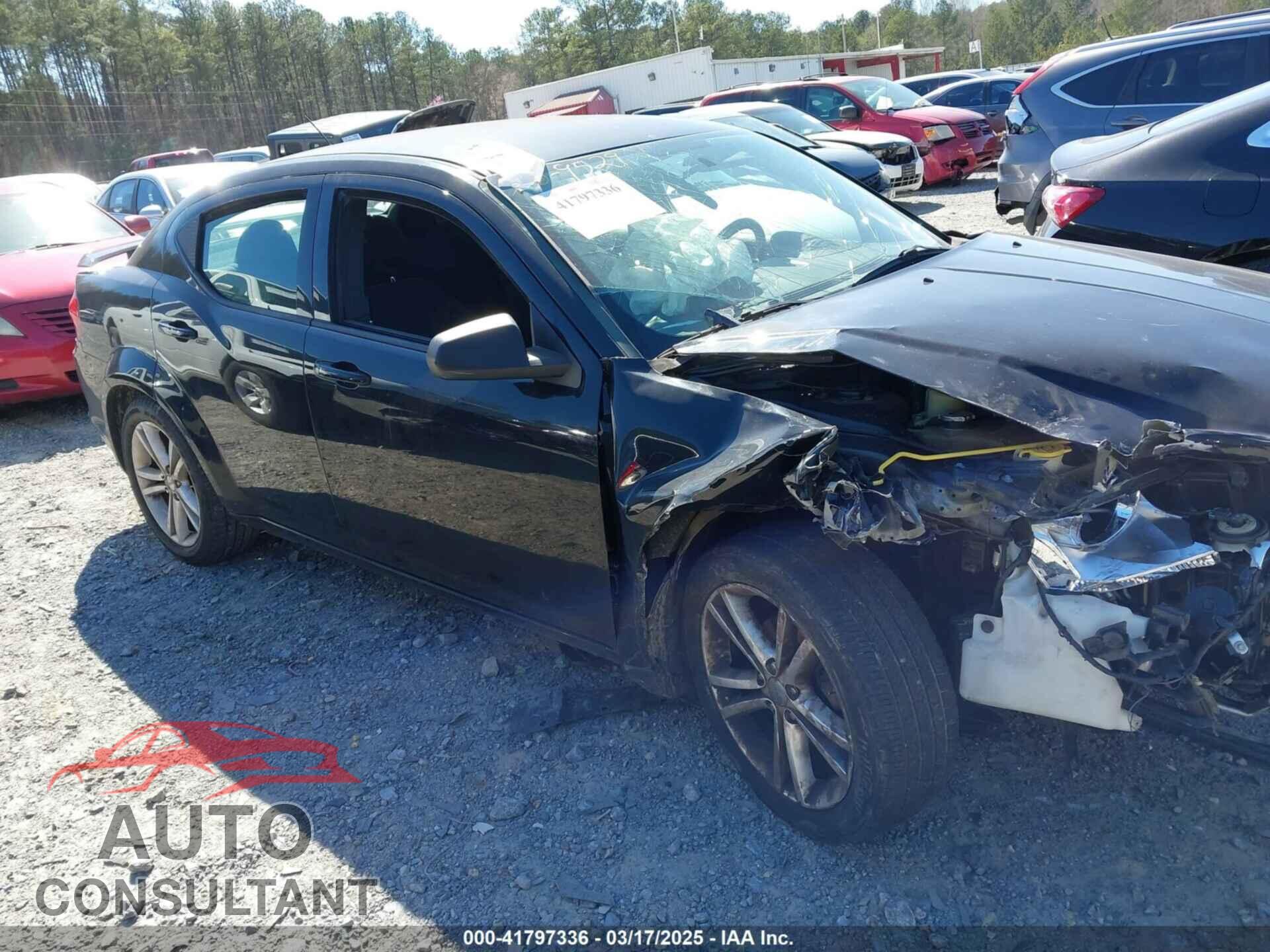 DODGE AVENGER 2013 - 1C3CDZAG4DN521480