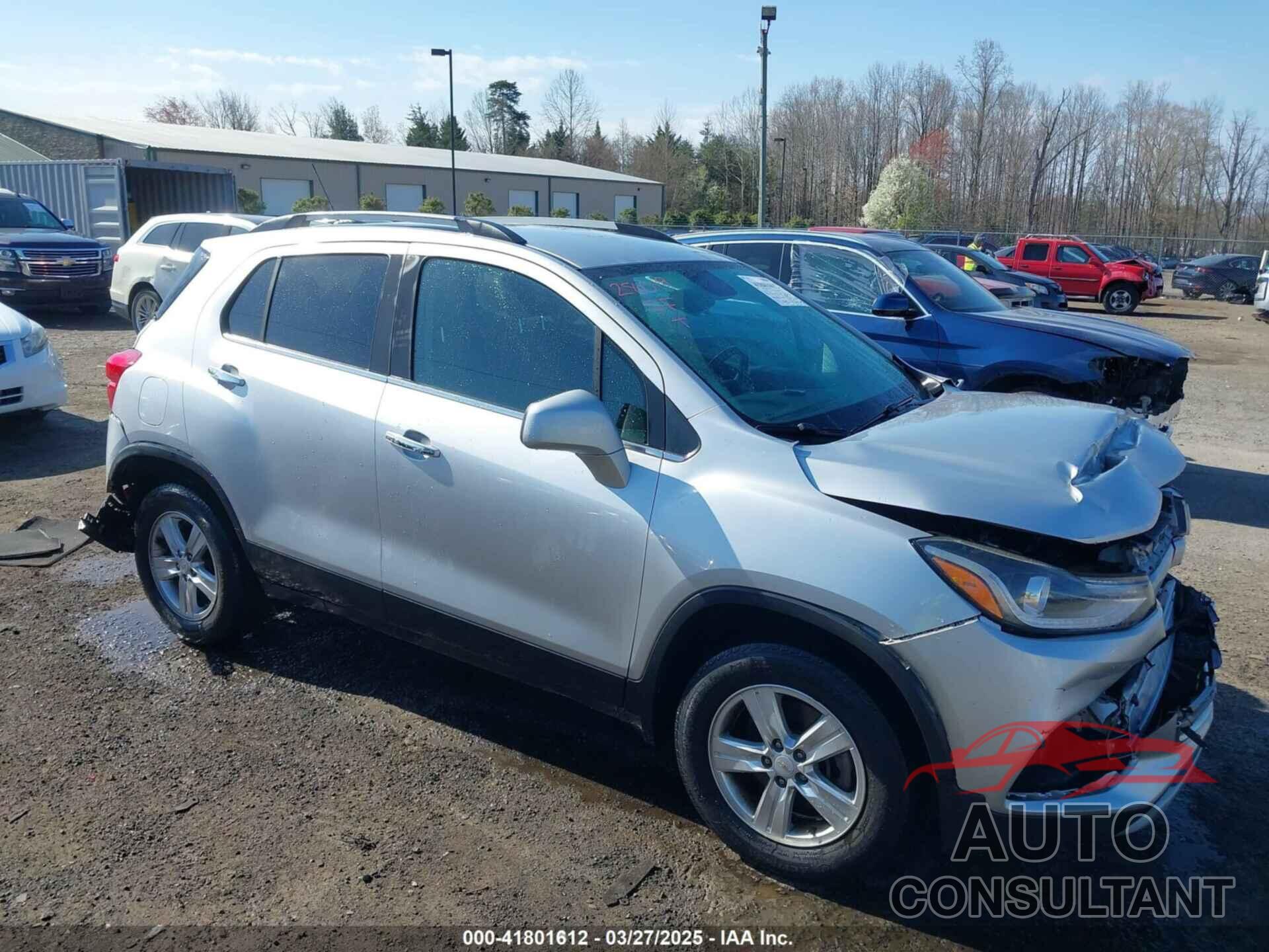 CHEVROLET TRAX 2018 - KL7CJPSB7JB507028